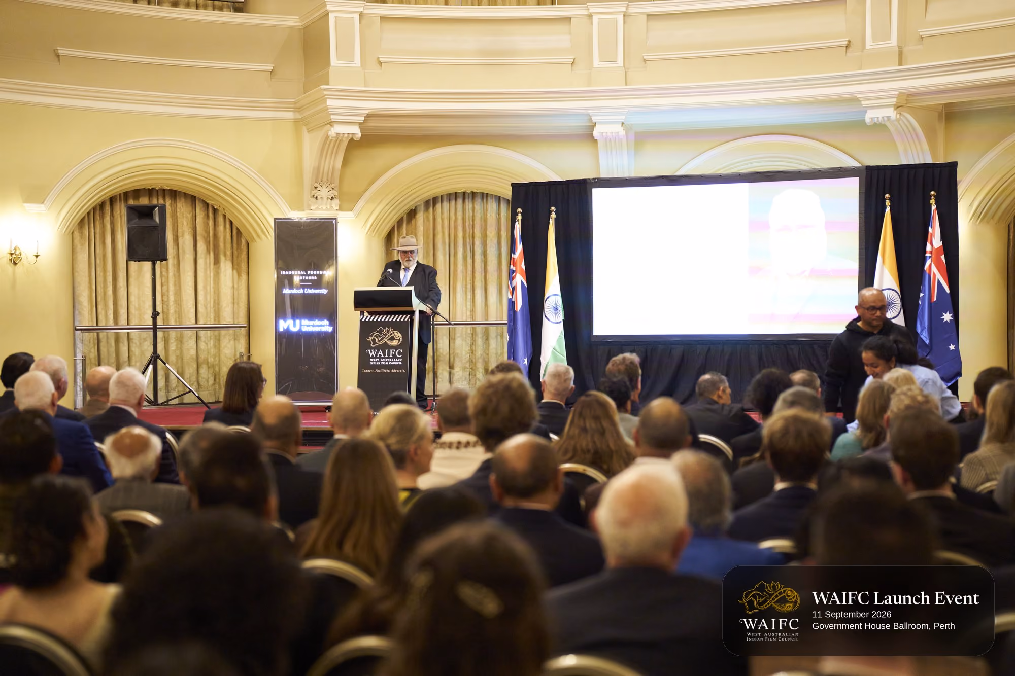 WAIFC Inaugural Launch Event — Government House Ballroom, Perth.