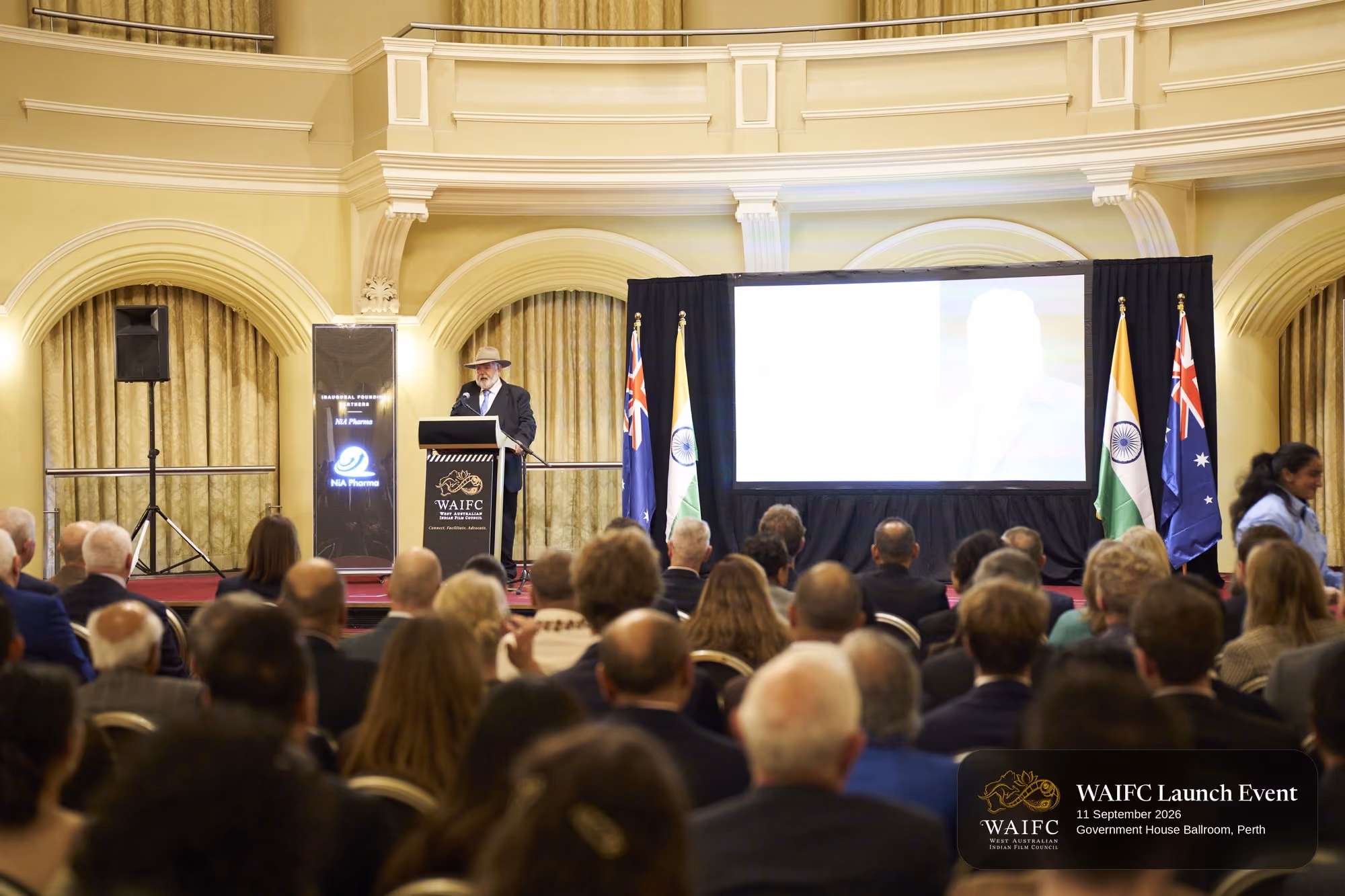 WAIFC Inaugural Launch Event — Government House Ballroom, Perth.