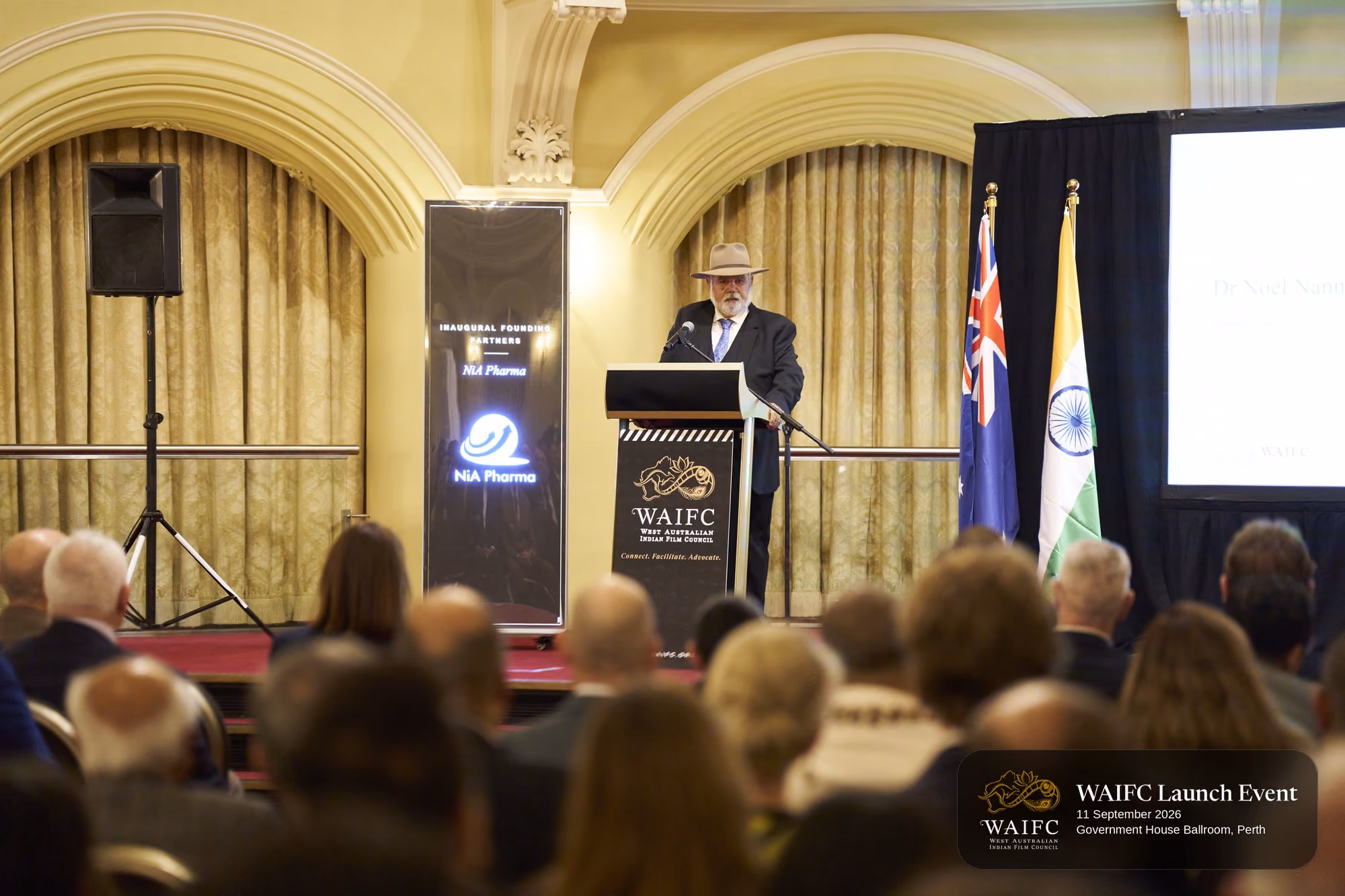 WAIFC Inaugural Launch Event — Government House Ballroom, Perth.