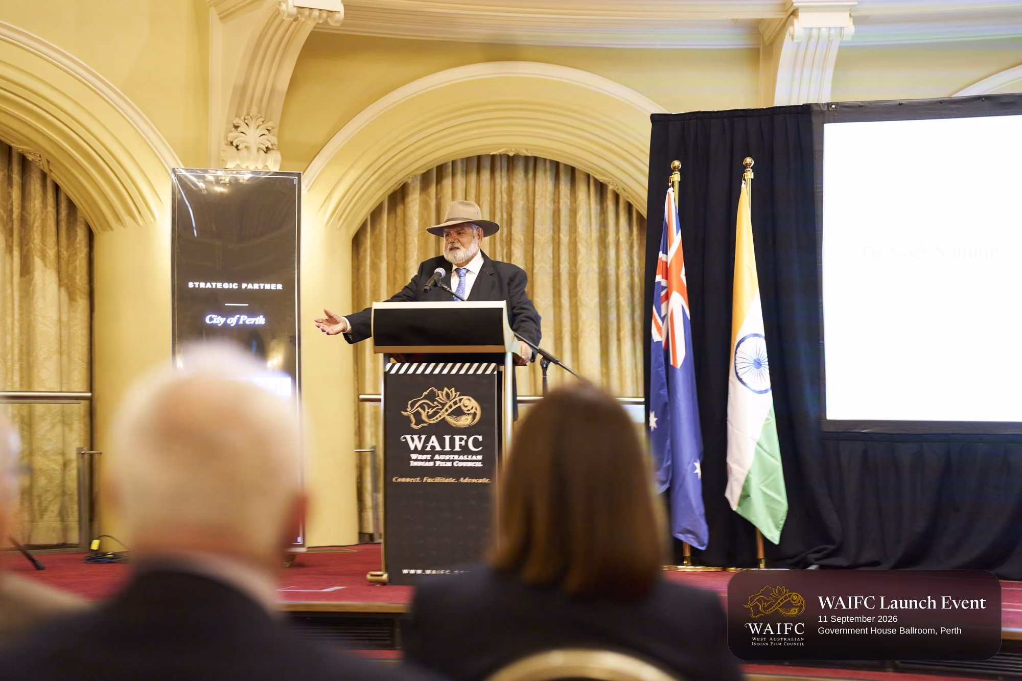 WAIFC Inaugural Launch Event — Government House Ballroom, Perth.