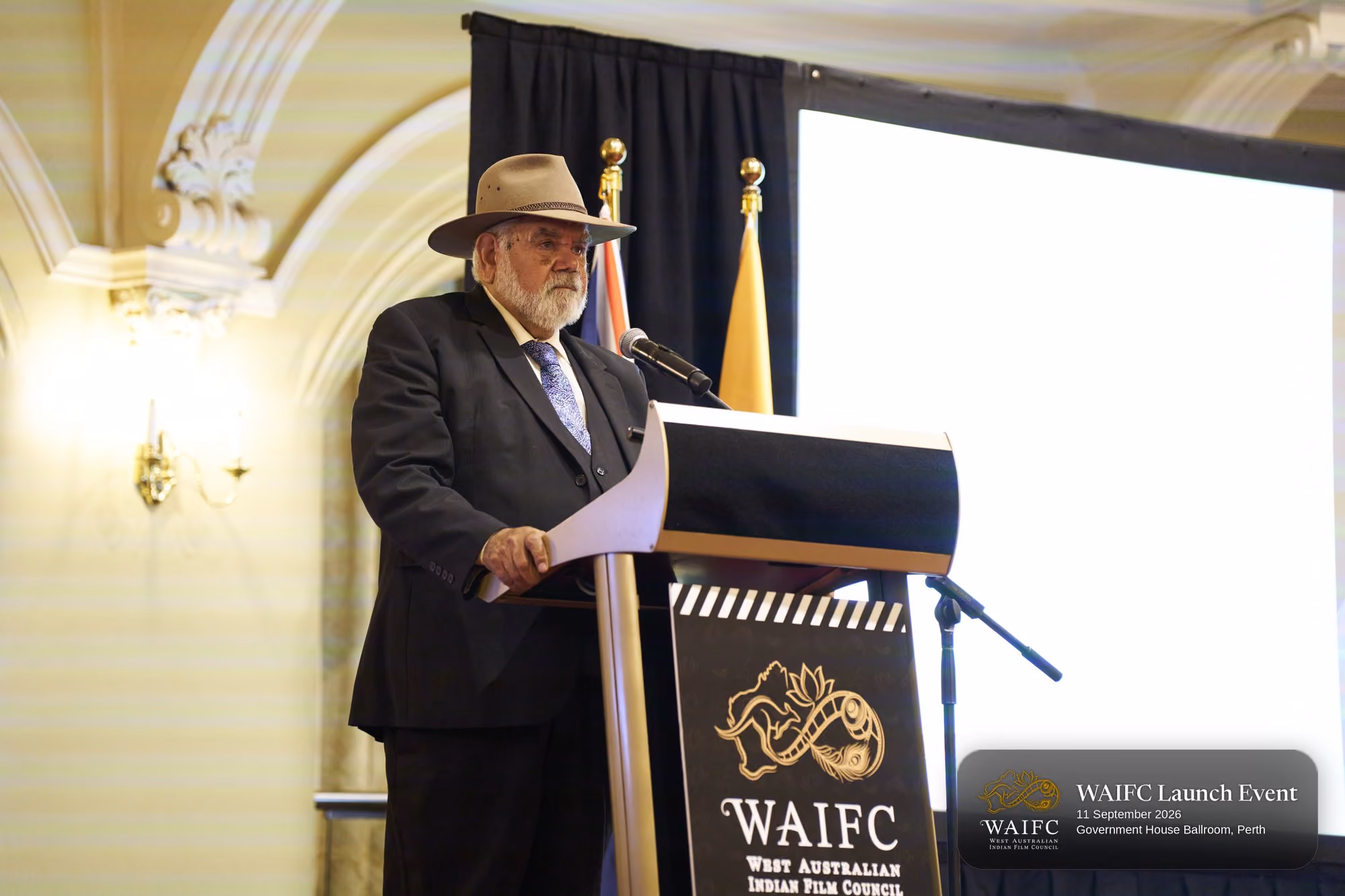 WAIFC Inaugural Launch Event — Government House Ballroom, Perth.