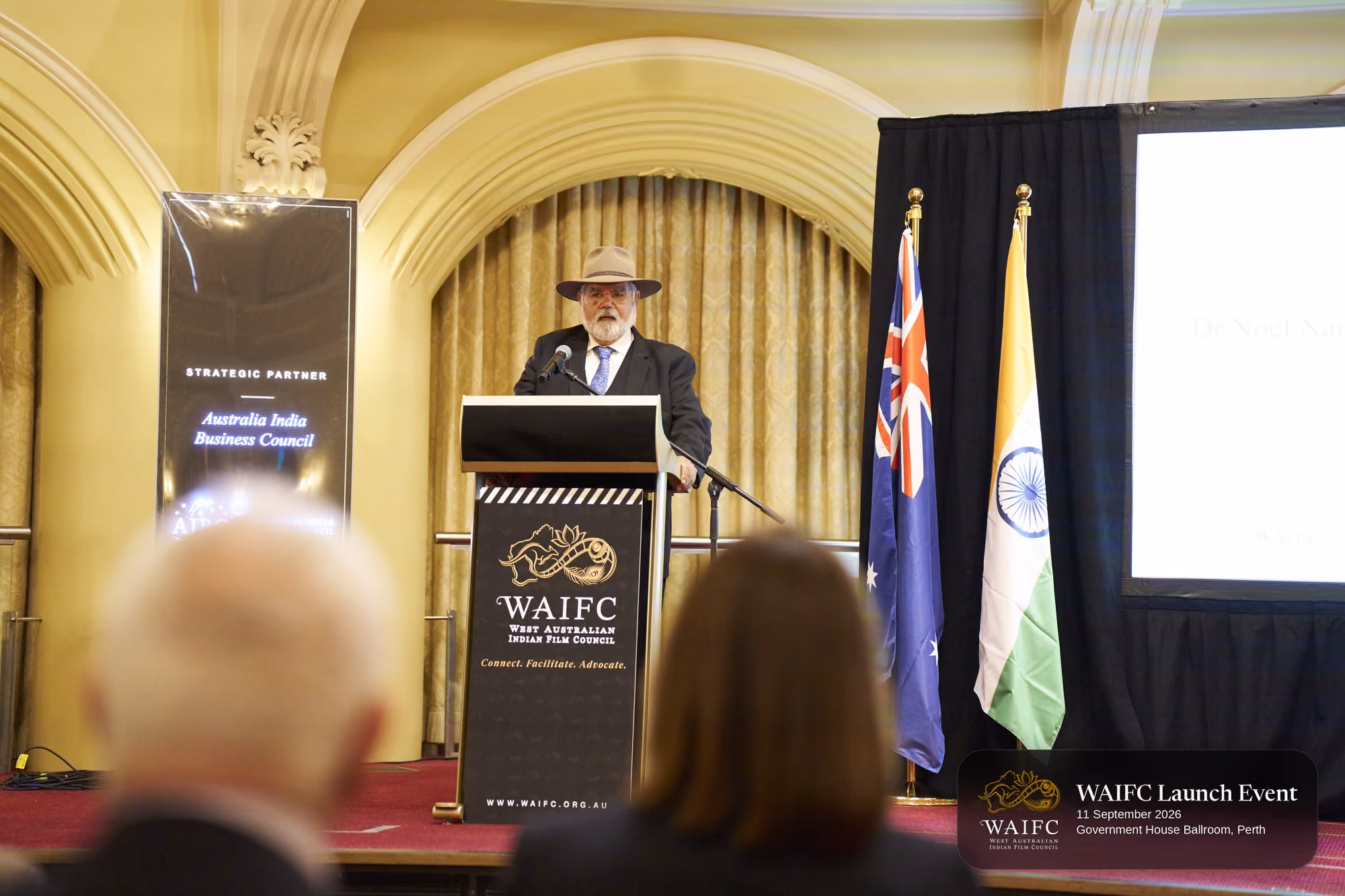 WAIFC Inaugural Launch Event — Government House Ballroom, Perth.