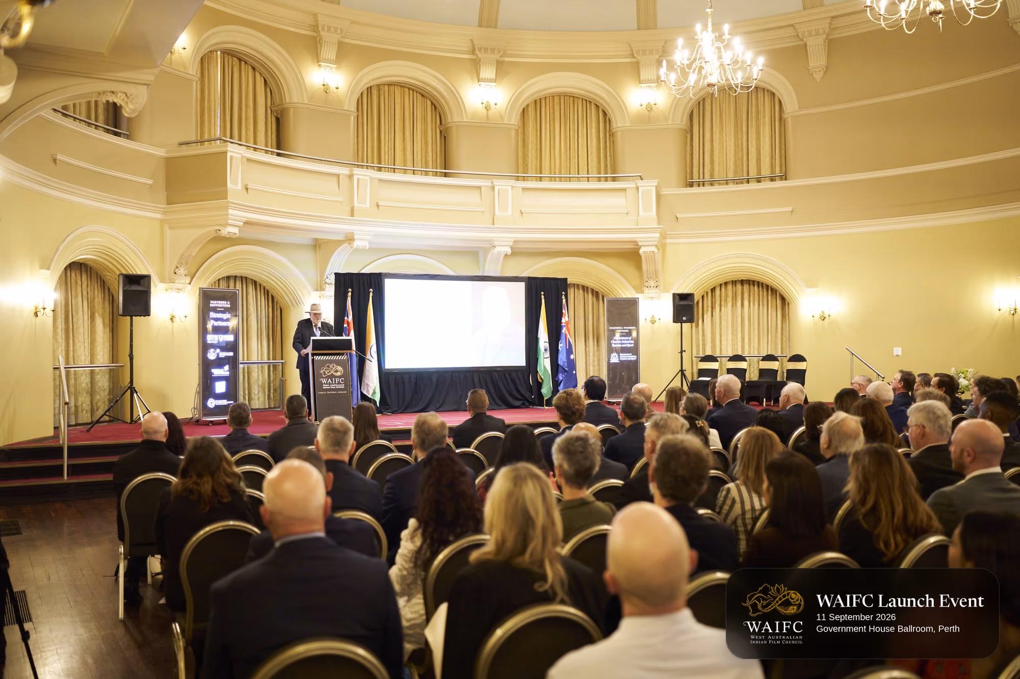 WAIFC Inaugural Launch Event — Government House Ballroom, Perth.