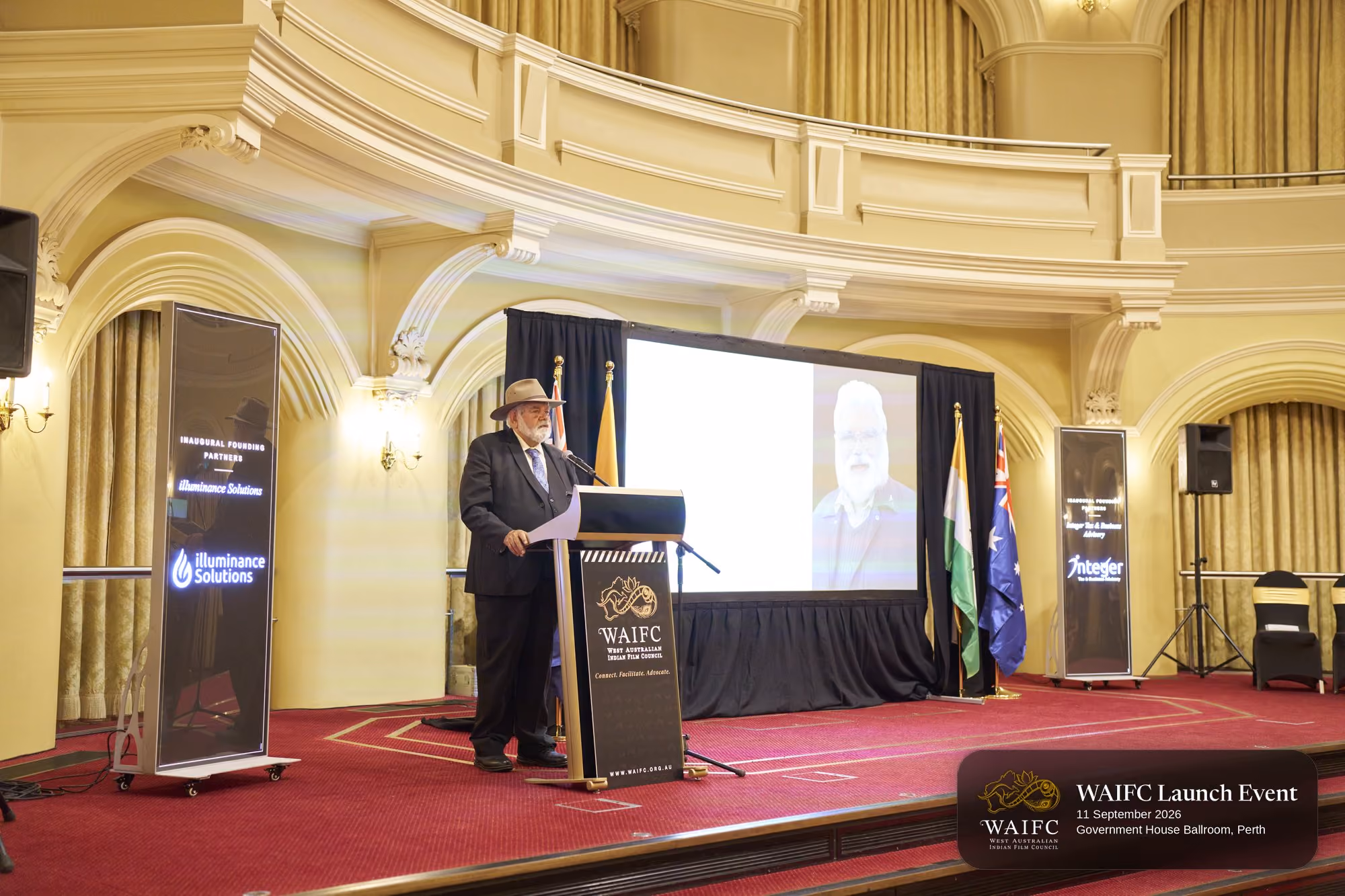 WAIFC Inaugural Launch Event — Government House Ballroom, Perth.