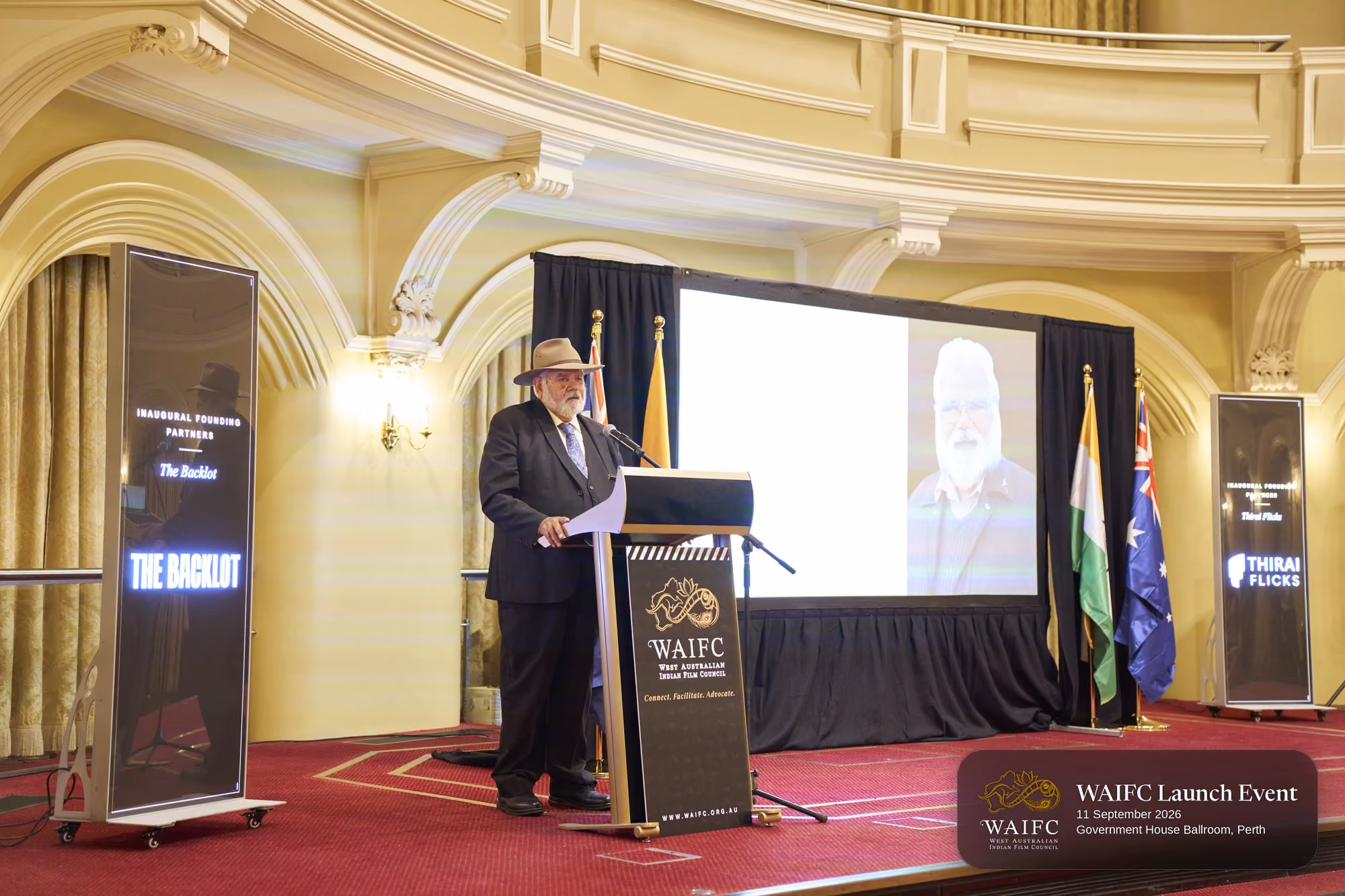 WAIFC Inaugural Launch Event — Government House Ballroom, Perth.