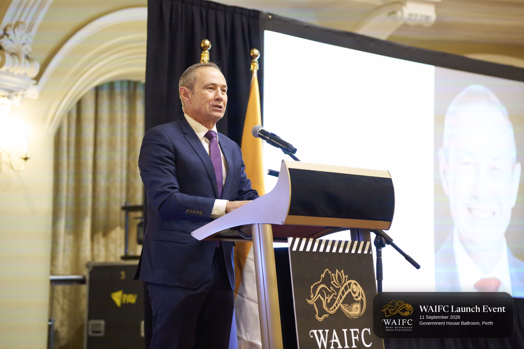 WAIFC Inaugural Launch Event — Government House Ballroom, Perth.