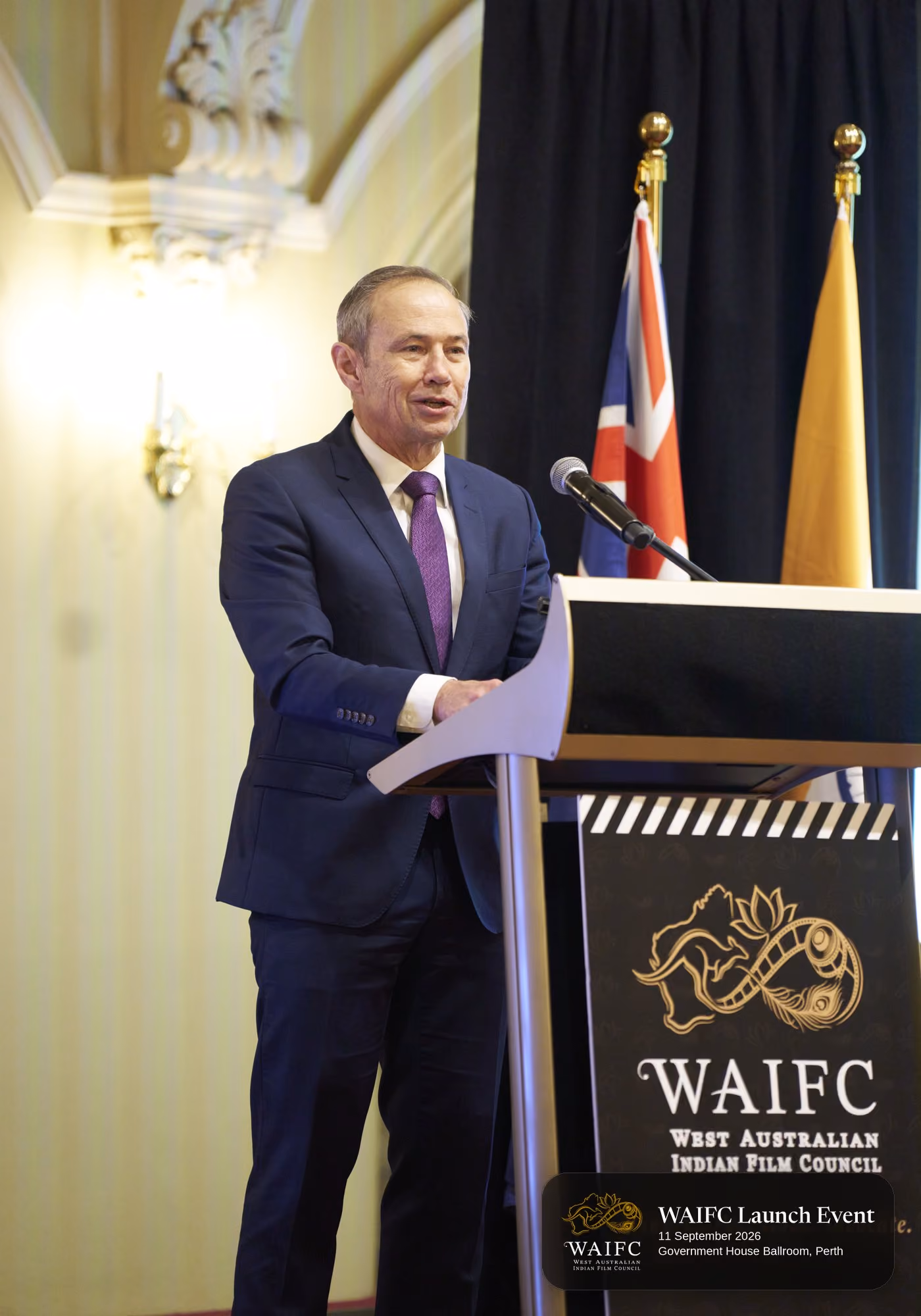 WAIFC Inaugural Launch Event — Government House Ballroom, Perth.