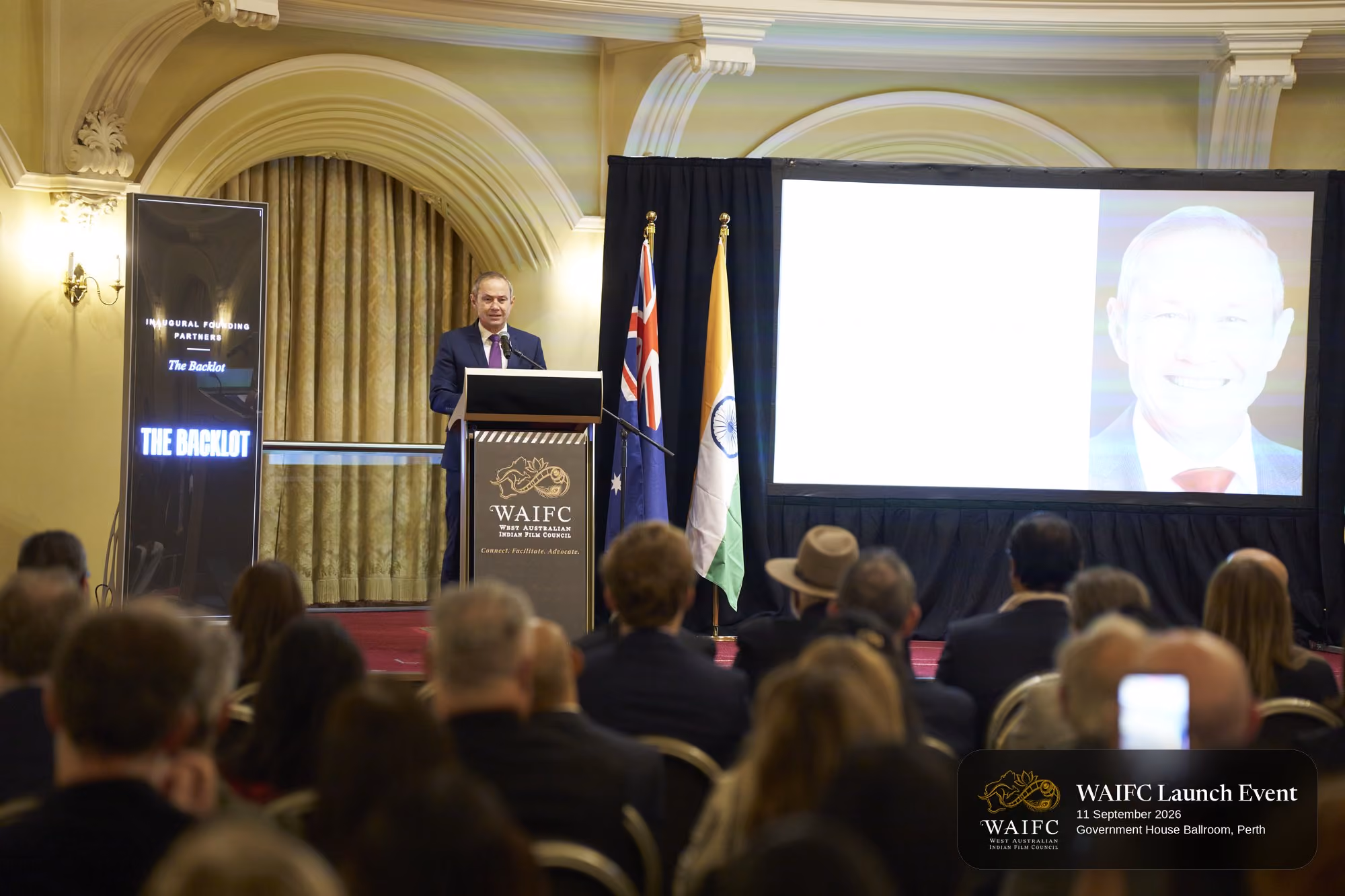 WAIFC Inaugural Launch Event — Government House Ballroom, Perth.