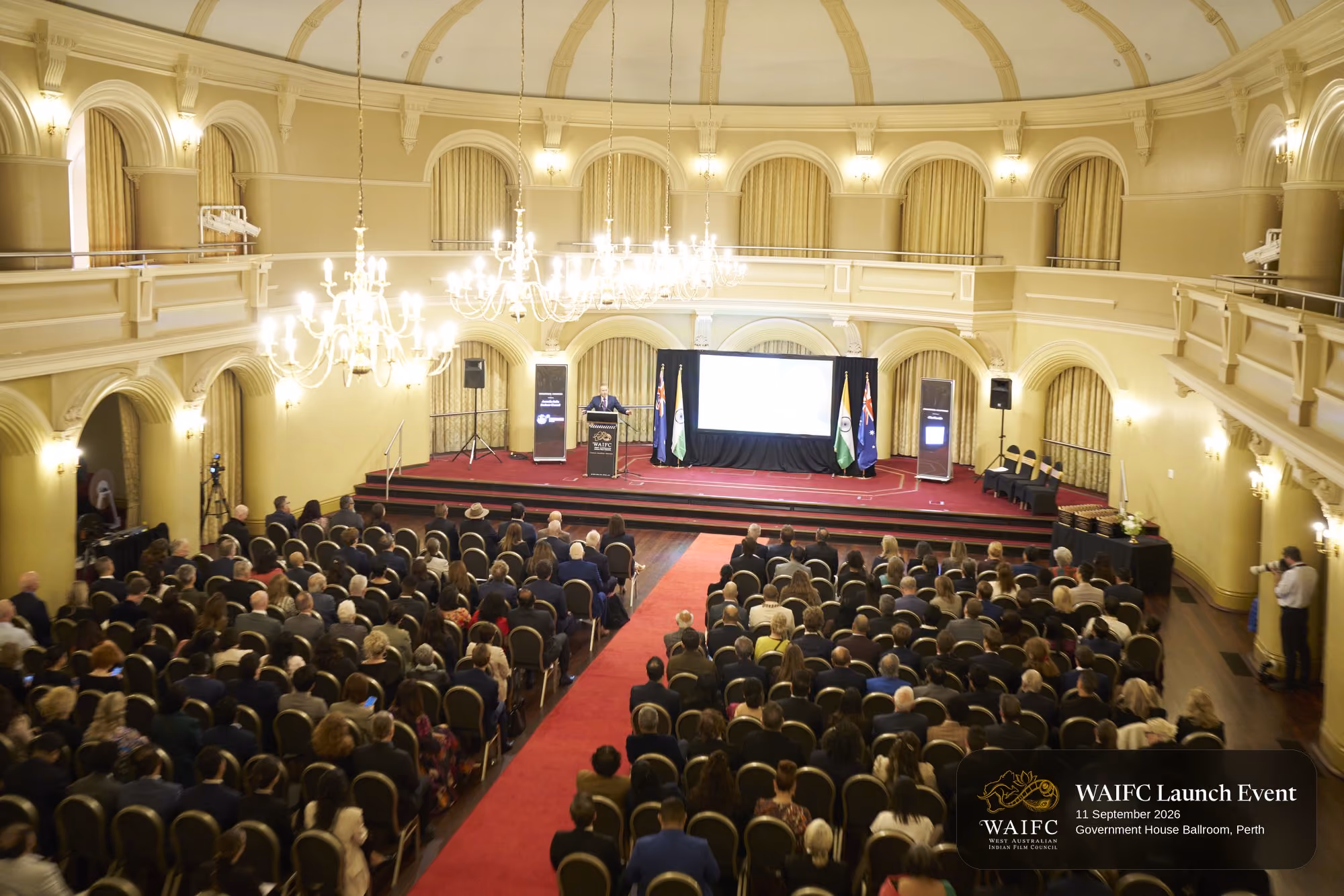 WAIFC Inaugural Launch Event — Government House Ballroom, Perth.