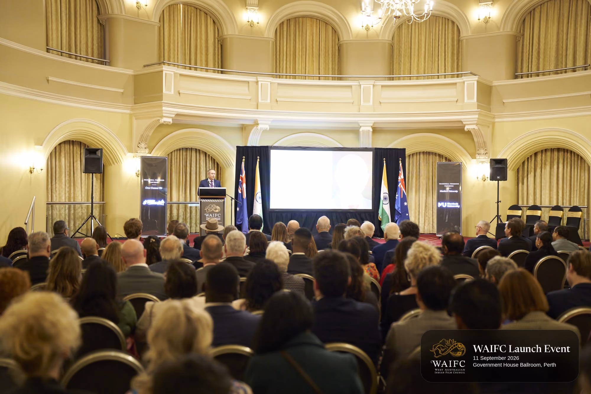 WAIFC Inaugural Launch Event — Government House Ballroom, Perth.
