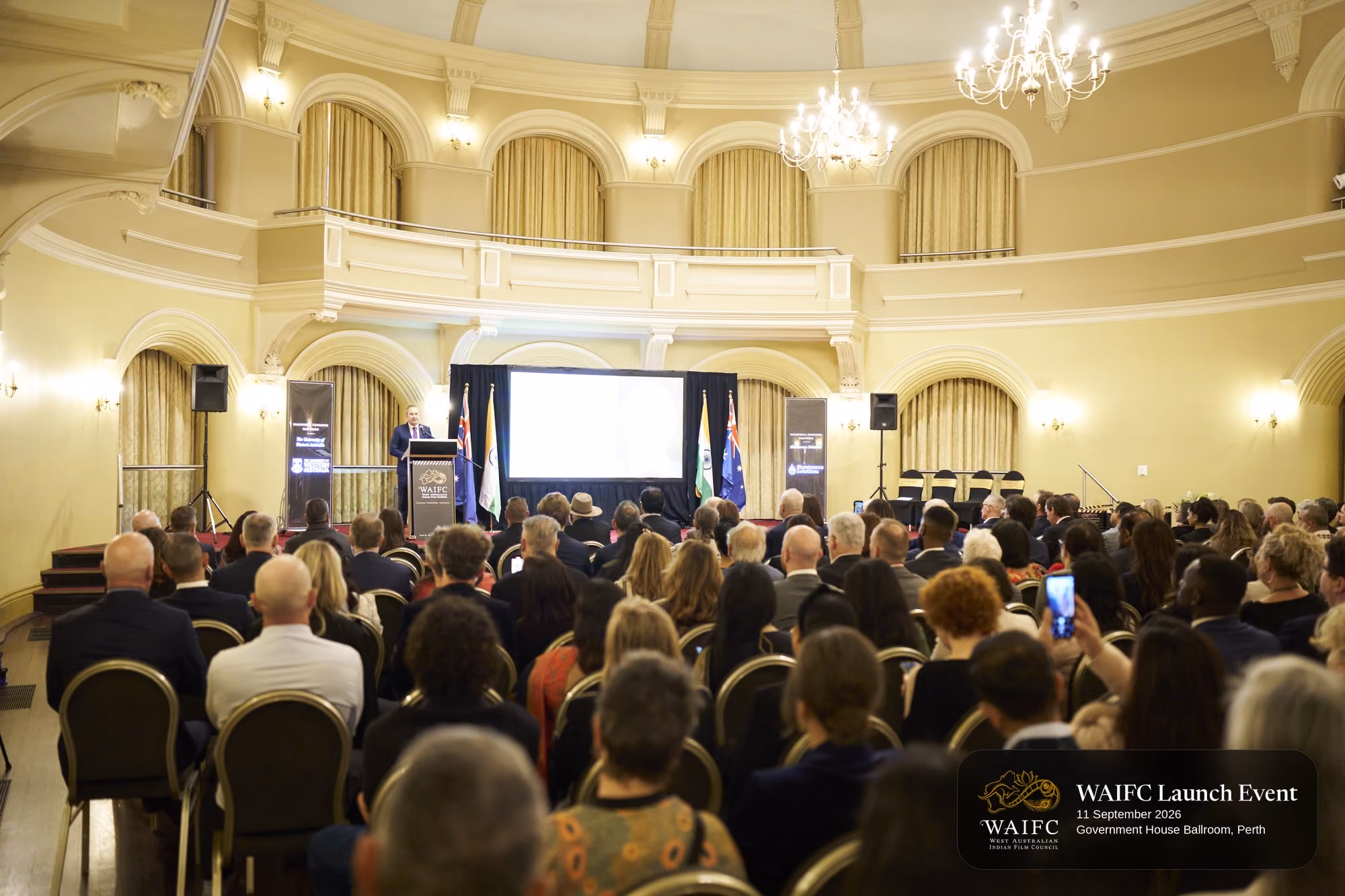 WAIFC Inaugural Launch Event — Government House Ballroom, Perth.