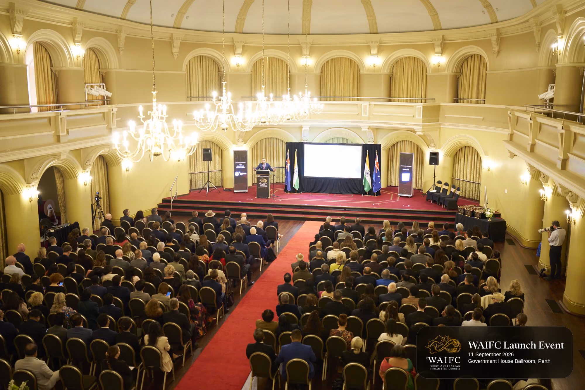 WAIFC Inaugural Launch Event — Government House Ballroom, Perth.