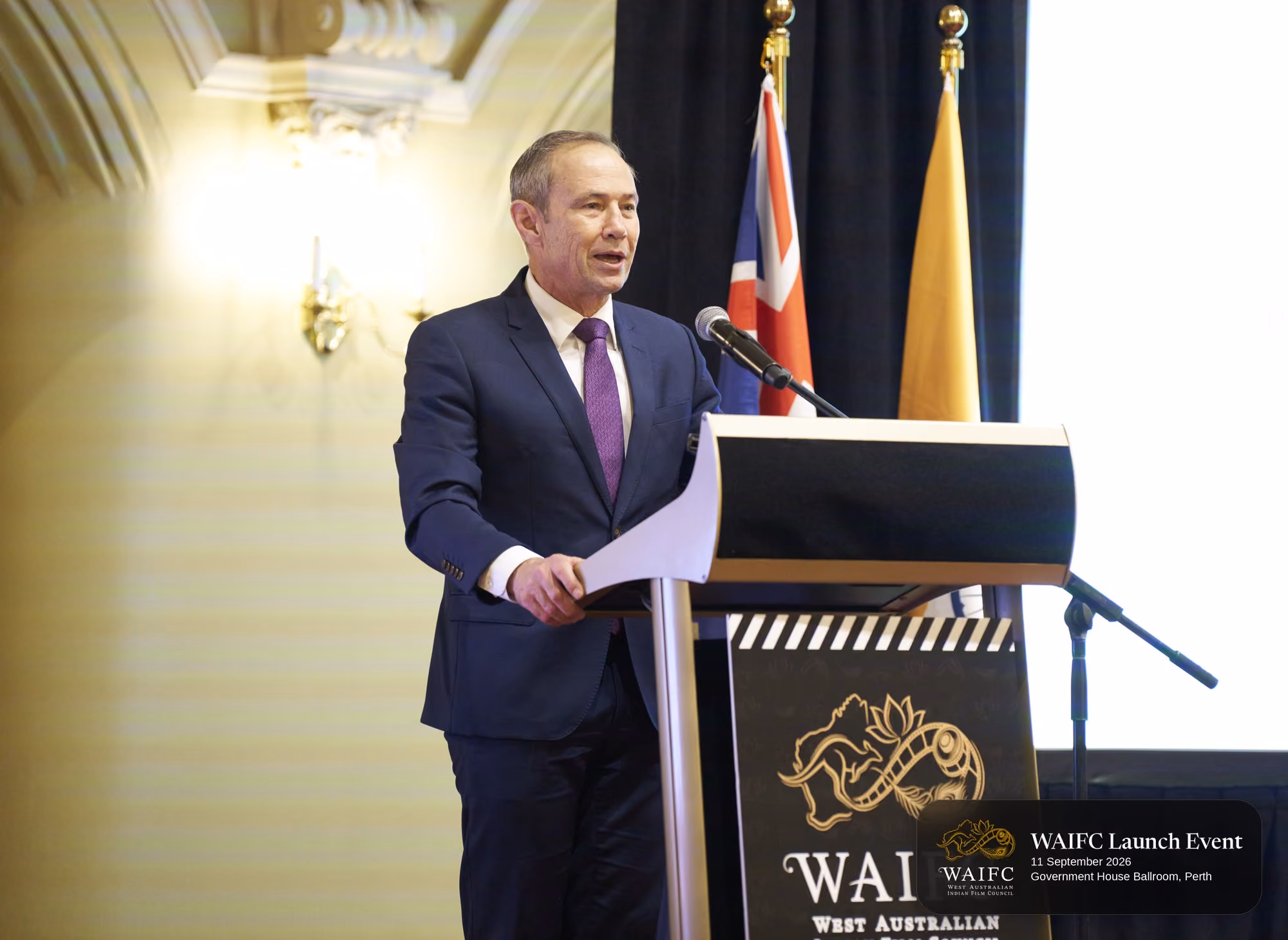 WAIFC Inaugural Launch Event — Government House Ballroom, Perth.
