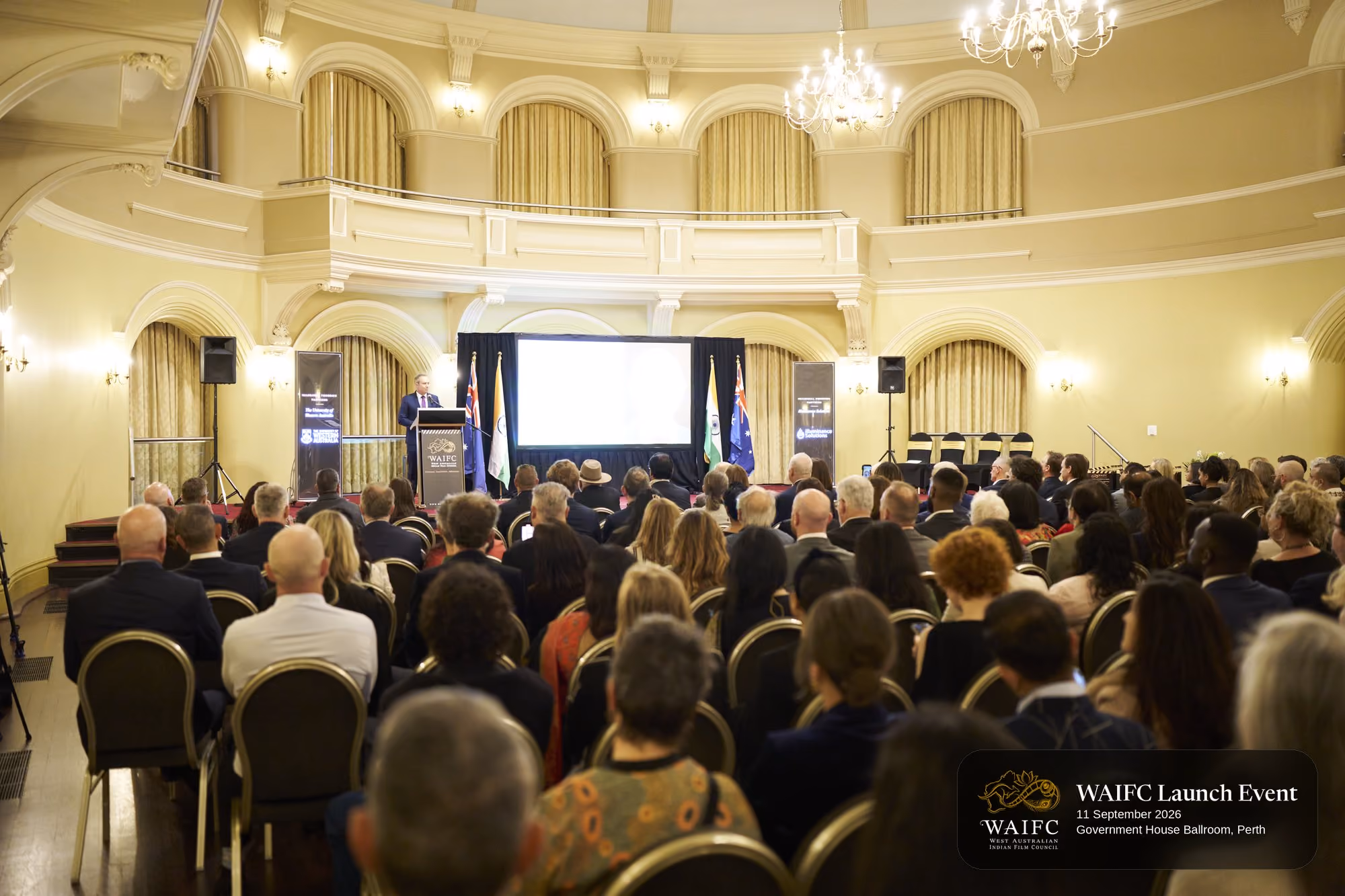 WAIFC Inaugural Launch Event — Government House Ballroom, Perth.