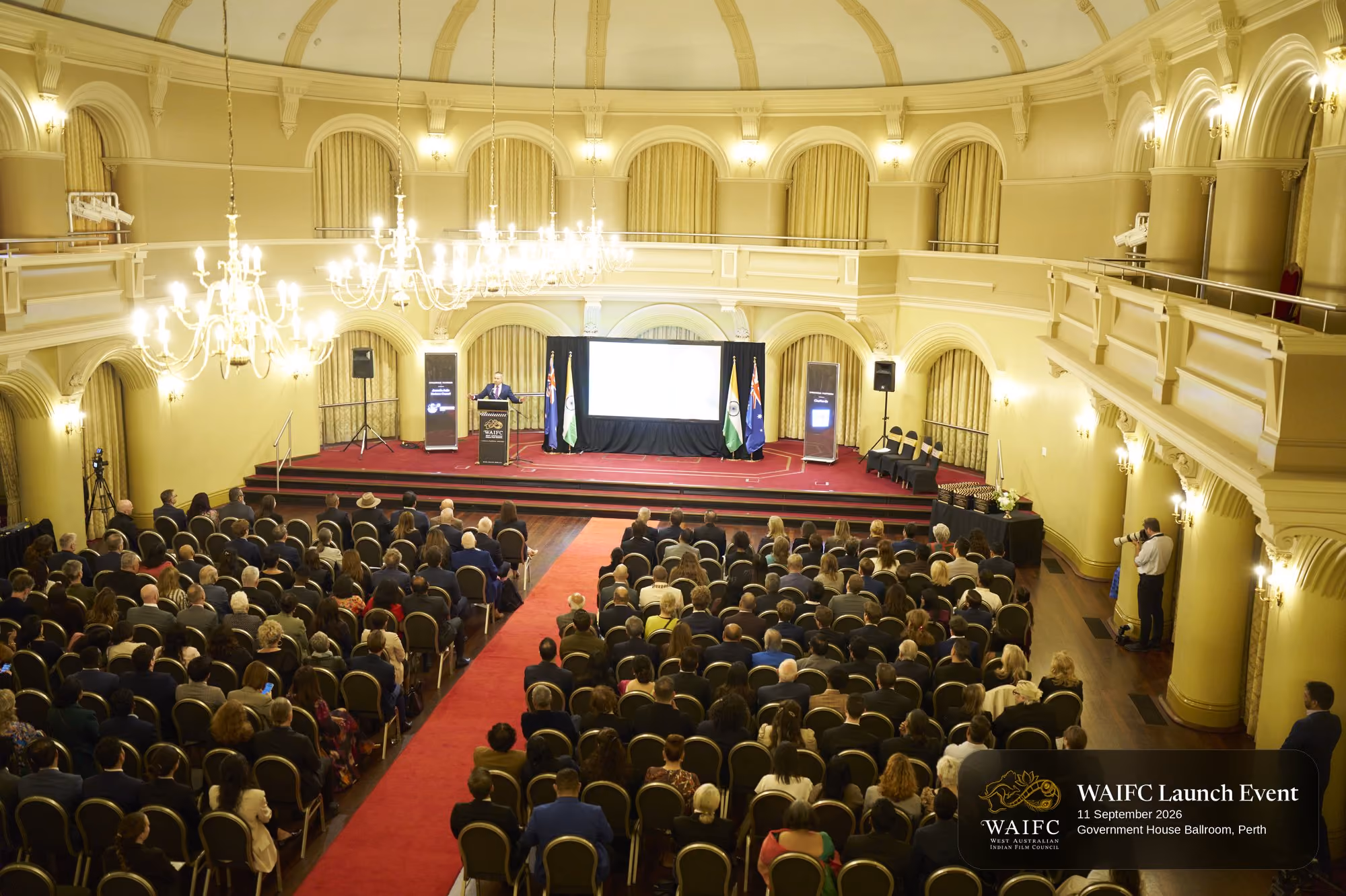 WAIFC Inaugural Launch Event — Government House Ballroom, Perth.