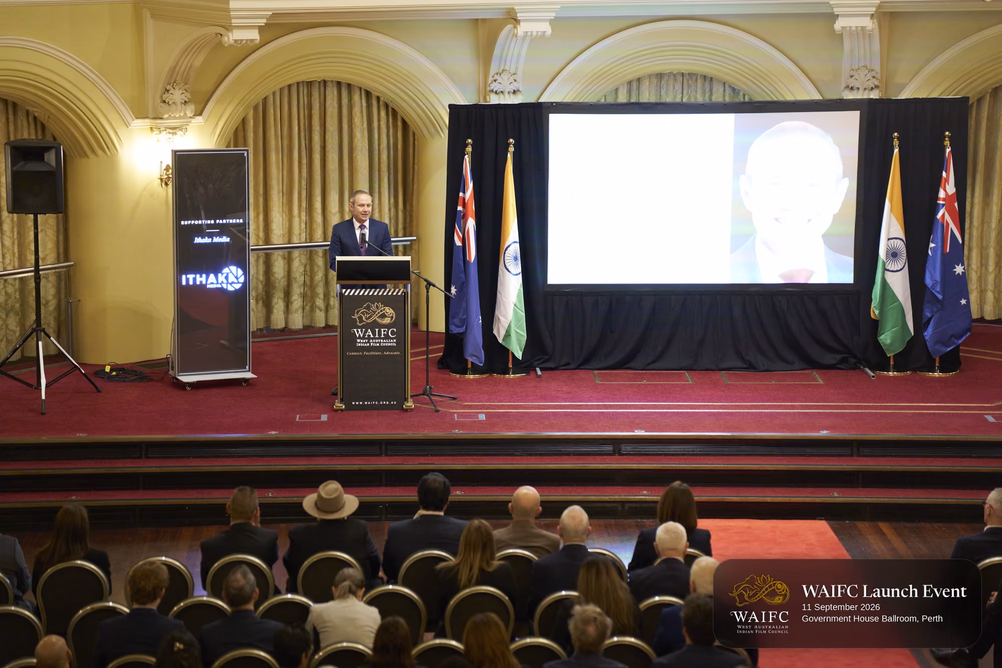 WAIFC Inaugural Launch Event — Government House Ballroom, Perth.