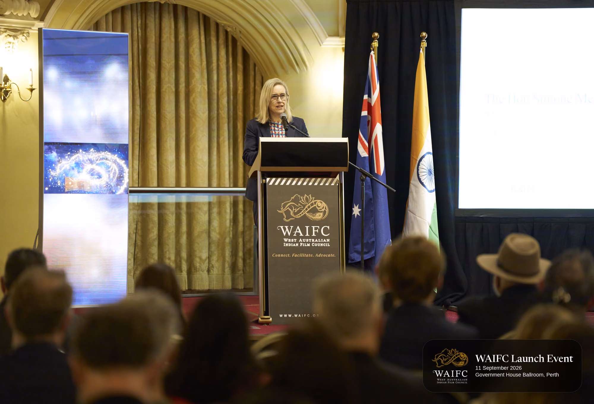WAIFC Inaugural Launch Event — Government House Ballroom, Perth.