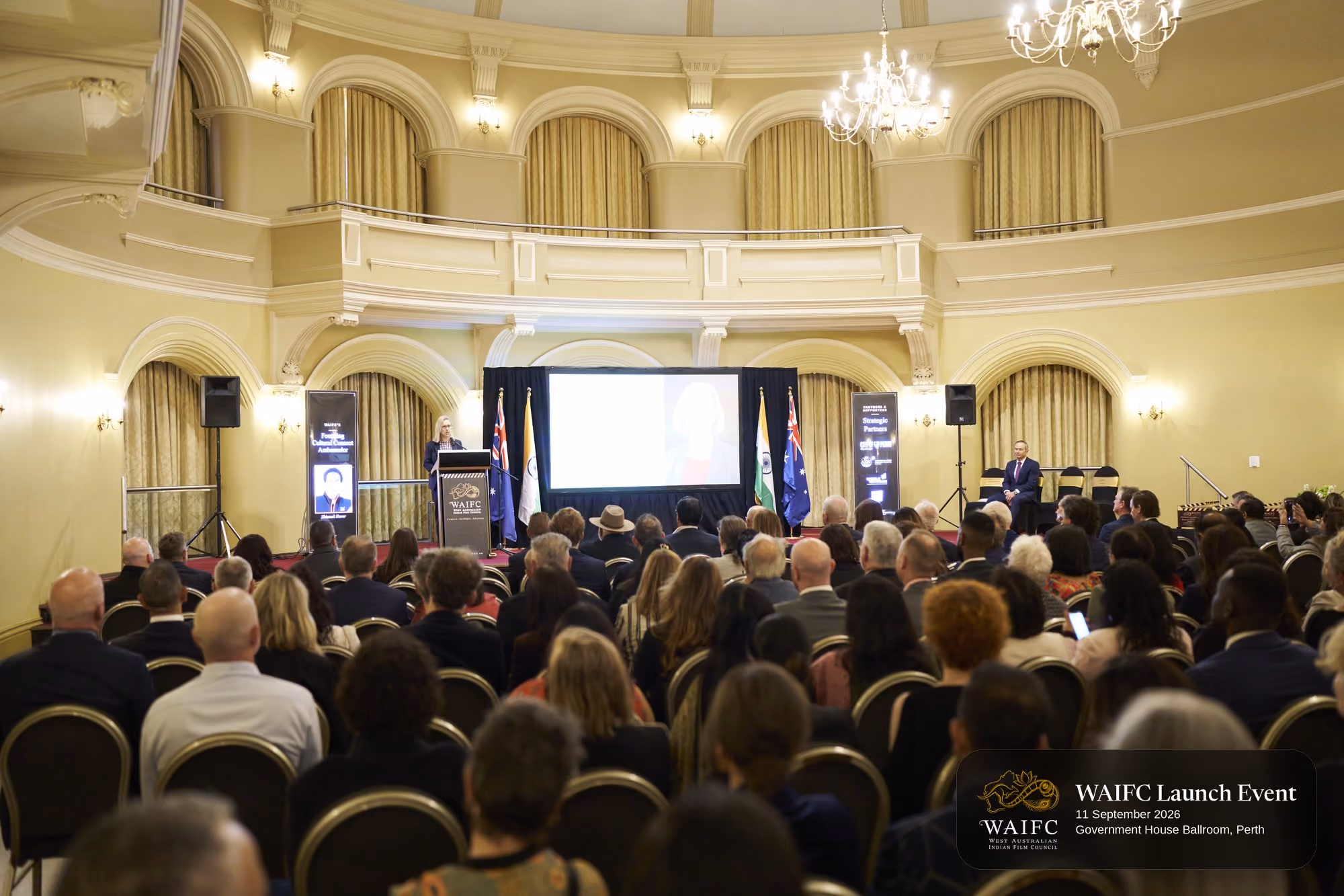 WAIFC Inaugural Launch Event — Government House Ballroom, Perth.
