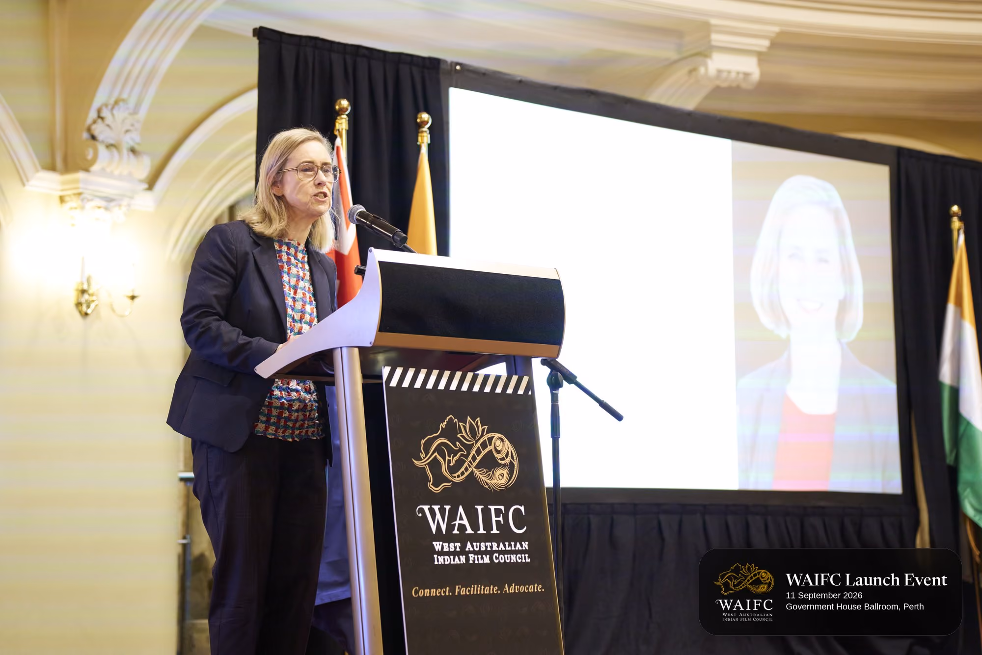 WAIFC Inaugural Launch Event — Government House Ballroom, Perth.