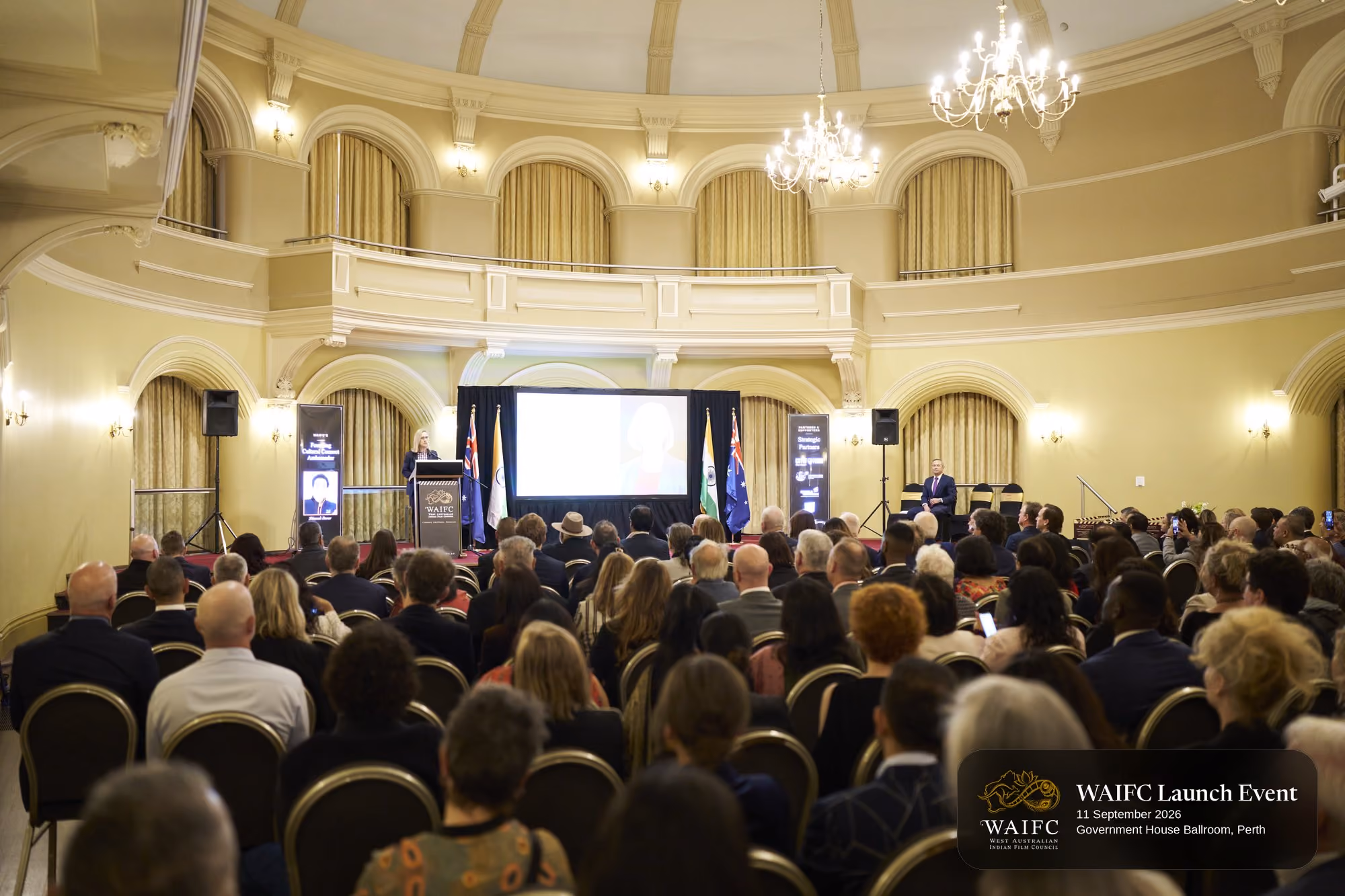 WAIFC Inaugural Launch Event — Government House Ballroom, Perth.