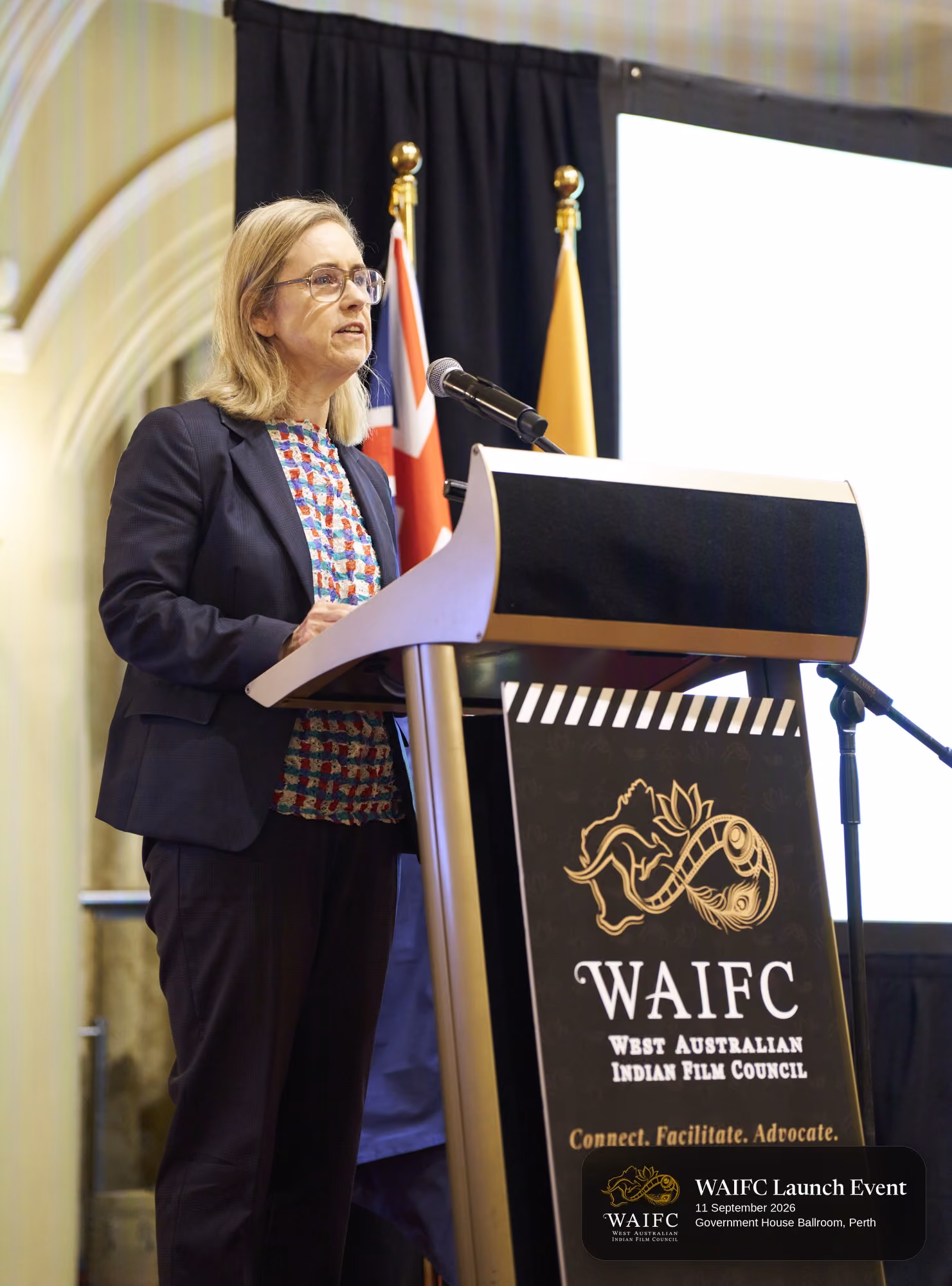 WAIFC Inaugural Launch Event — Government House Ballroom, Perth.