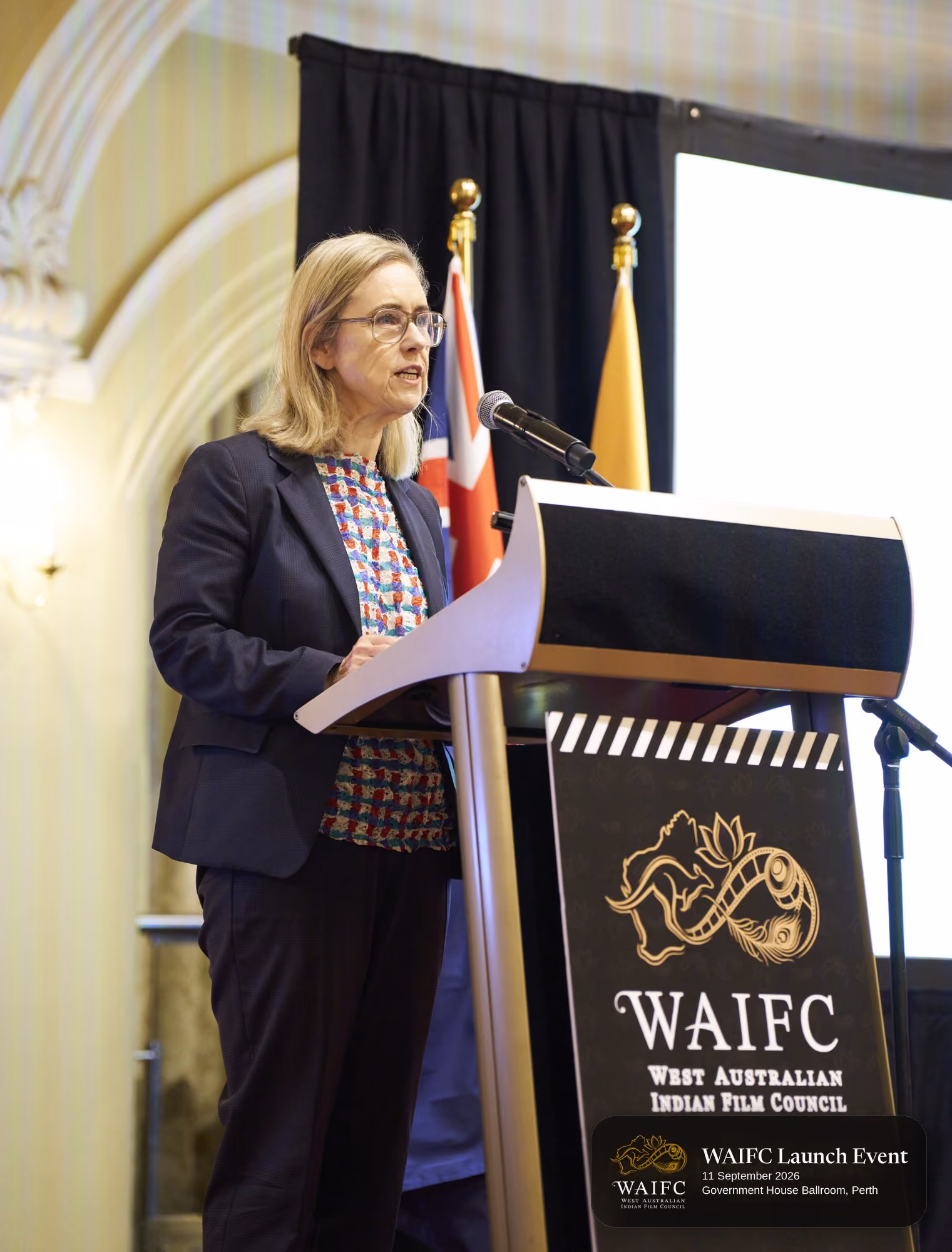 WAIFC Inaugural Launch Event — Government House Ballroom, Perth.