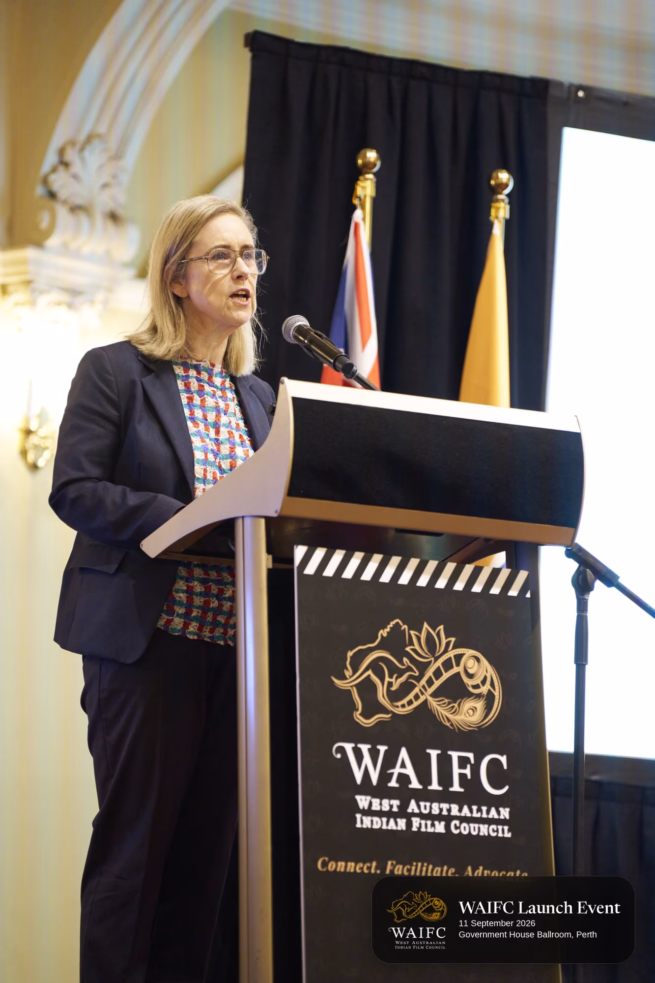 WAIFC Inaugural Launch Event — Government House Ballroom, Perth.