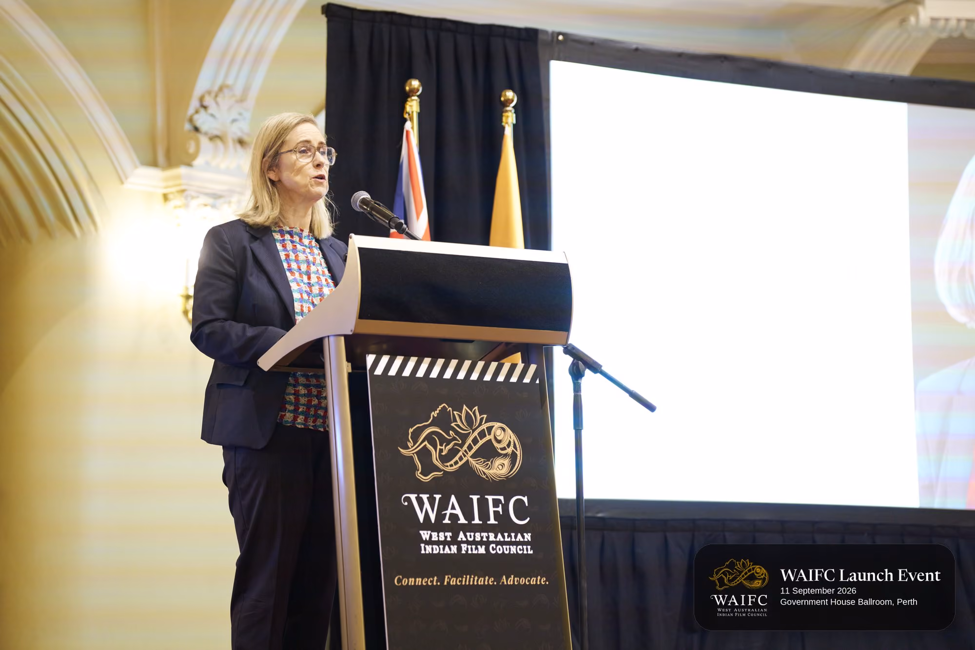 WAIFC Inaugural Launch Event — Government House Ballroom, Perth.