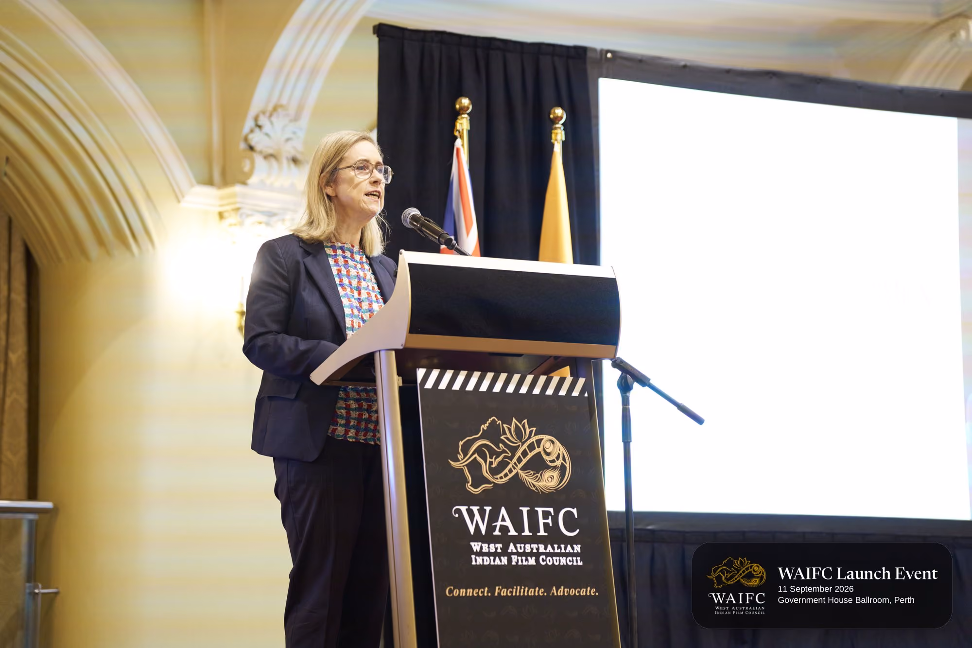 WAIFC Inaugural Launch Event — Government House Ballroom, Perth.