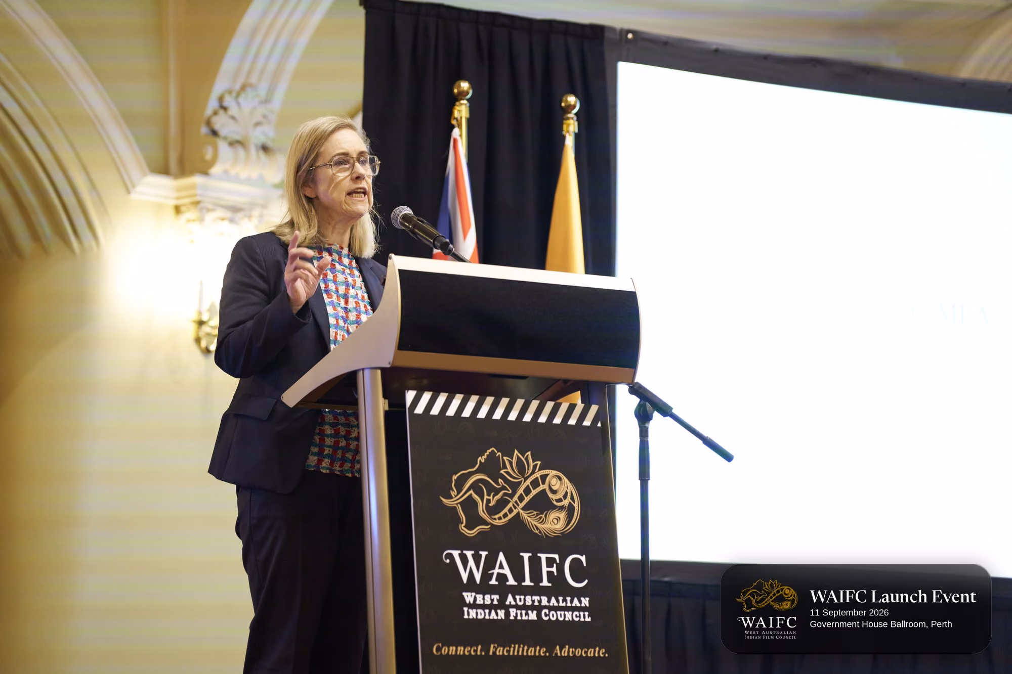 WAIFC Inaugural Launch Event — Government House Ballroom, Perth.