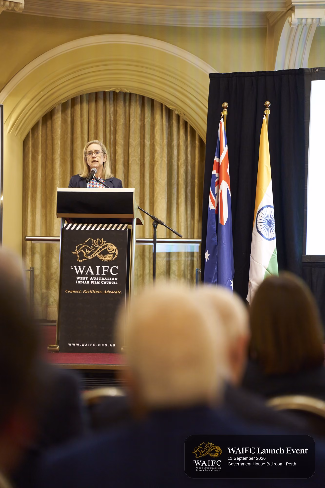 WAIFC Inaugural Launch Event — Government House Ballroom, Perth.