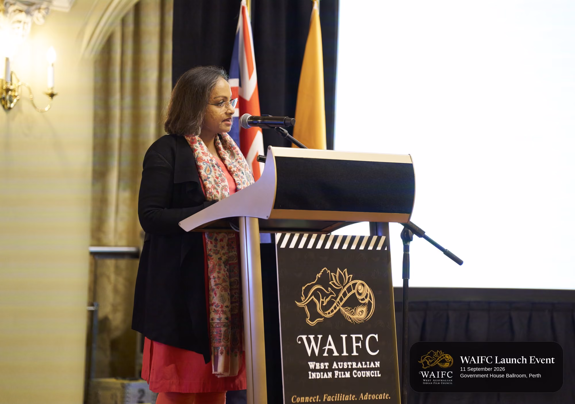 WAIFC Inaugural Launch Event — Government House Ballroom, Perth.