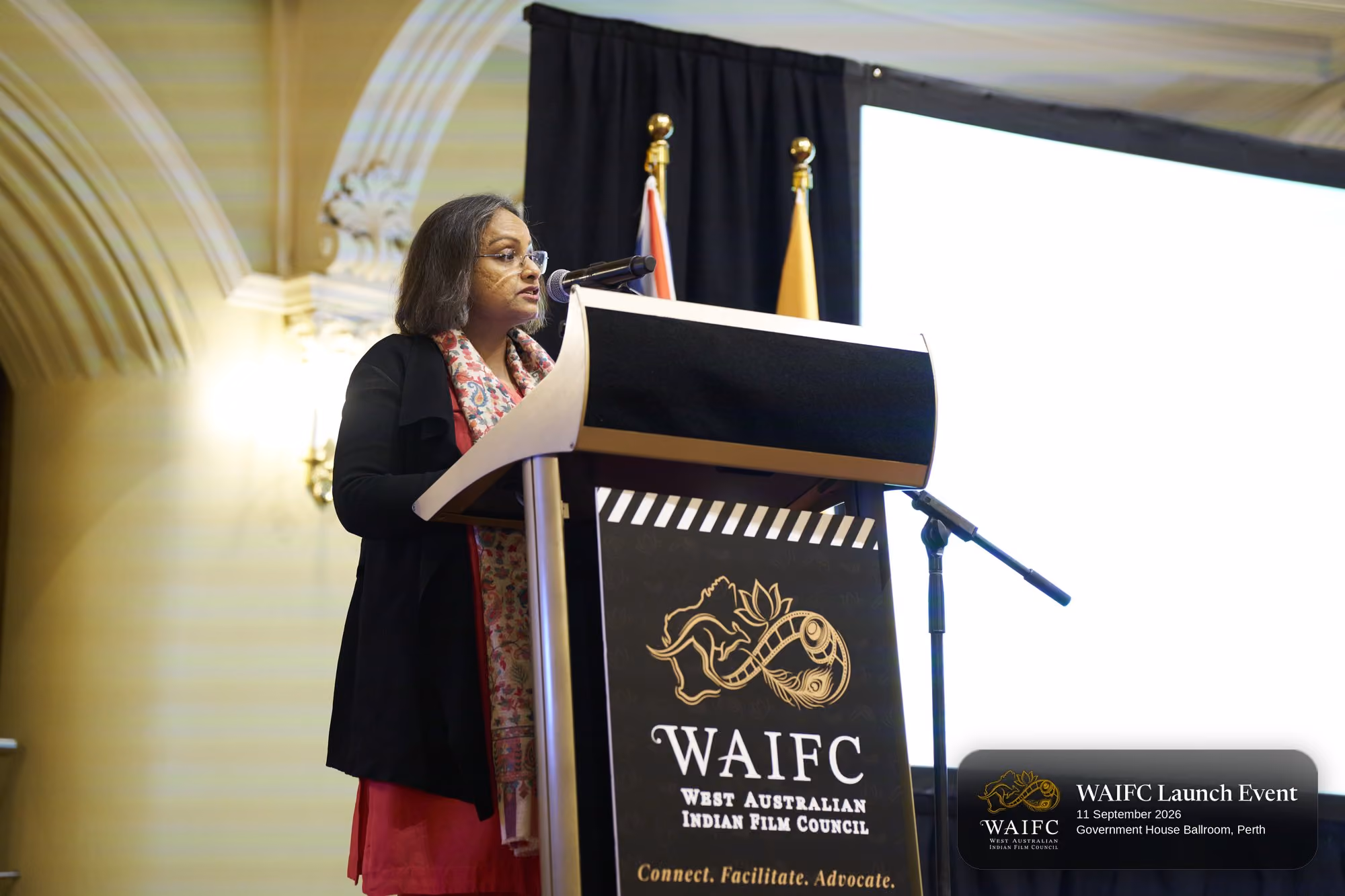 WAIFC Inaugural Launch Event — Government House Ballroom, Perth.
