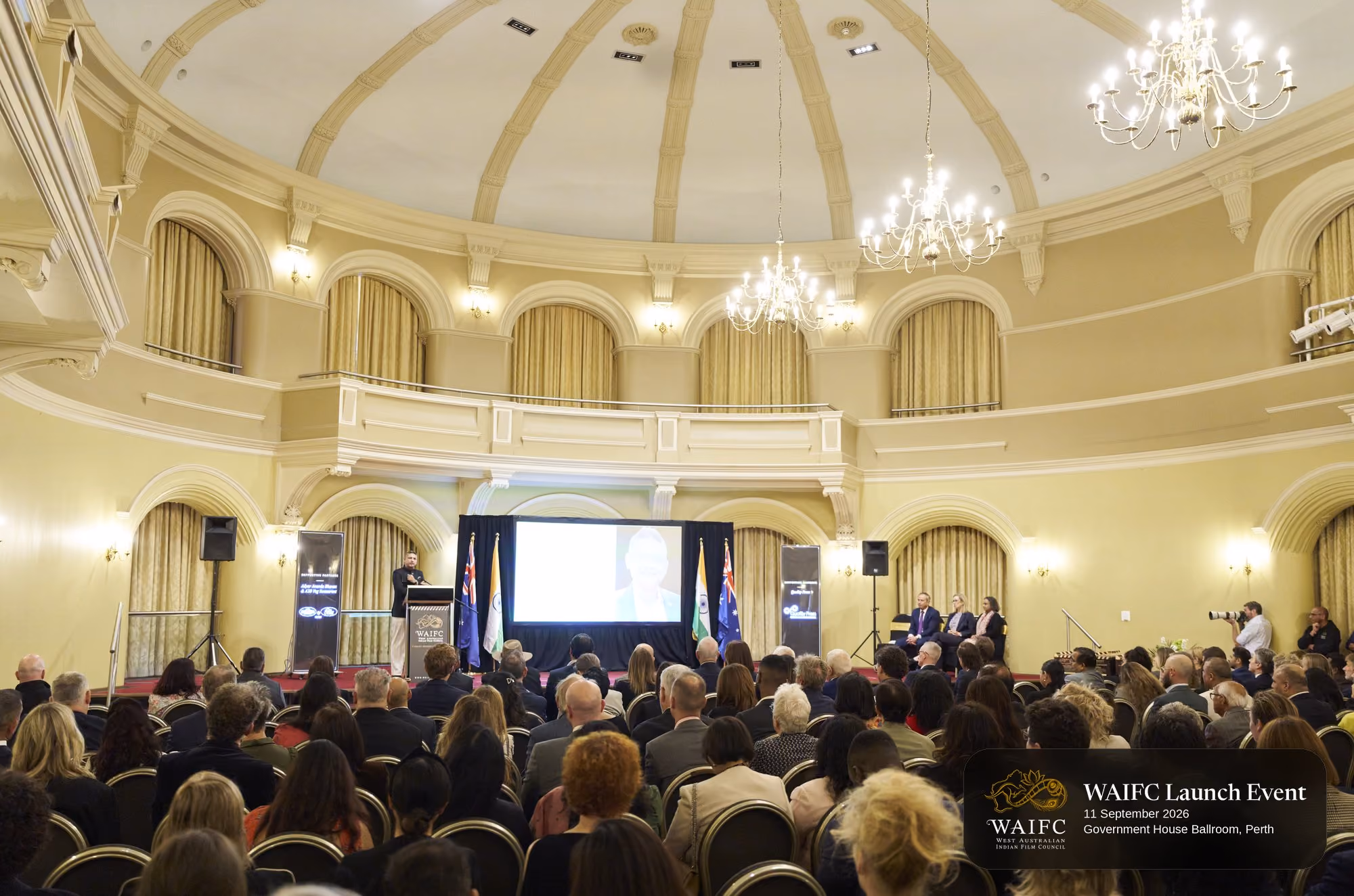 WAIFC Inaugural Launch Event — Government House Ballroom, Perth.