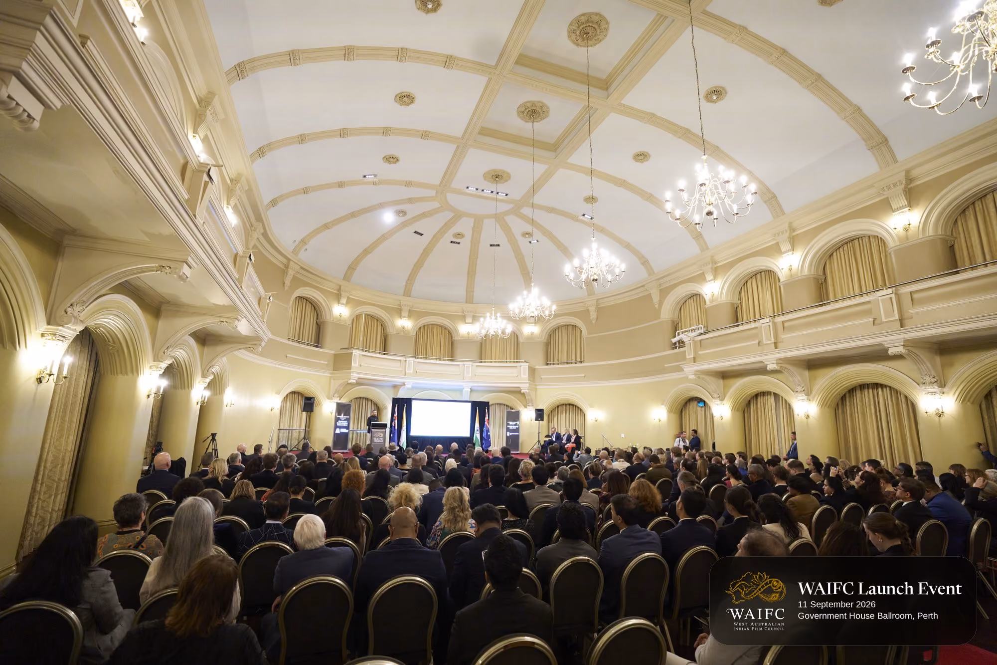 WAIFC Inaugural Launch Event — Government House Ballroom, Perth.