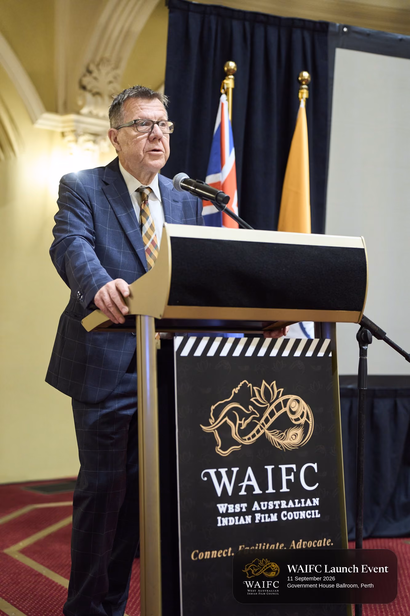 WAIFC Inaugural Launch Event — Government House Ballroom, Perth.