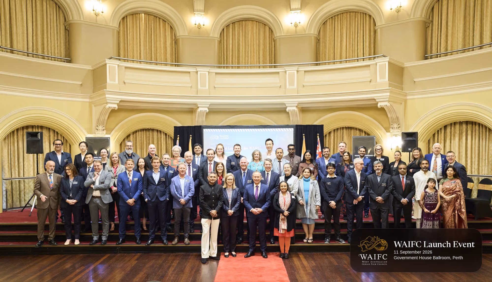 WAIFC Inaugural Launch Event — Government House Ballroom, Perth.