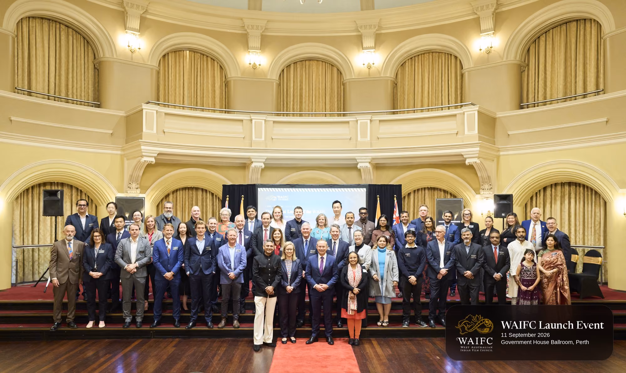 WAIFC Inaugural Launch Event — Government House Ballroom, Perth.