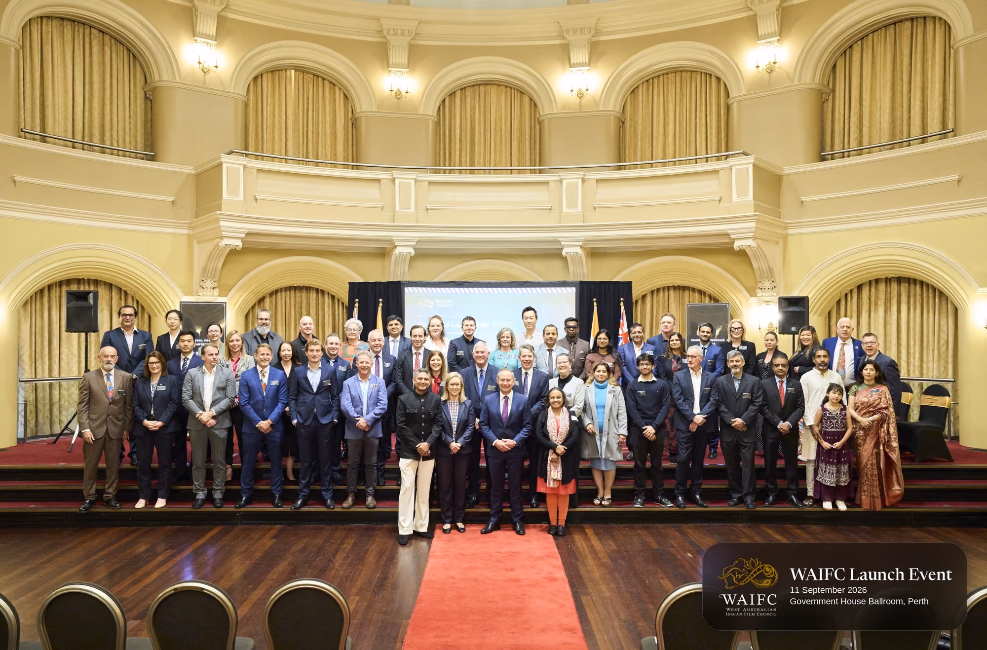 WAIFC Inaugural Launch Event — Government House Ballroom, Perth.