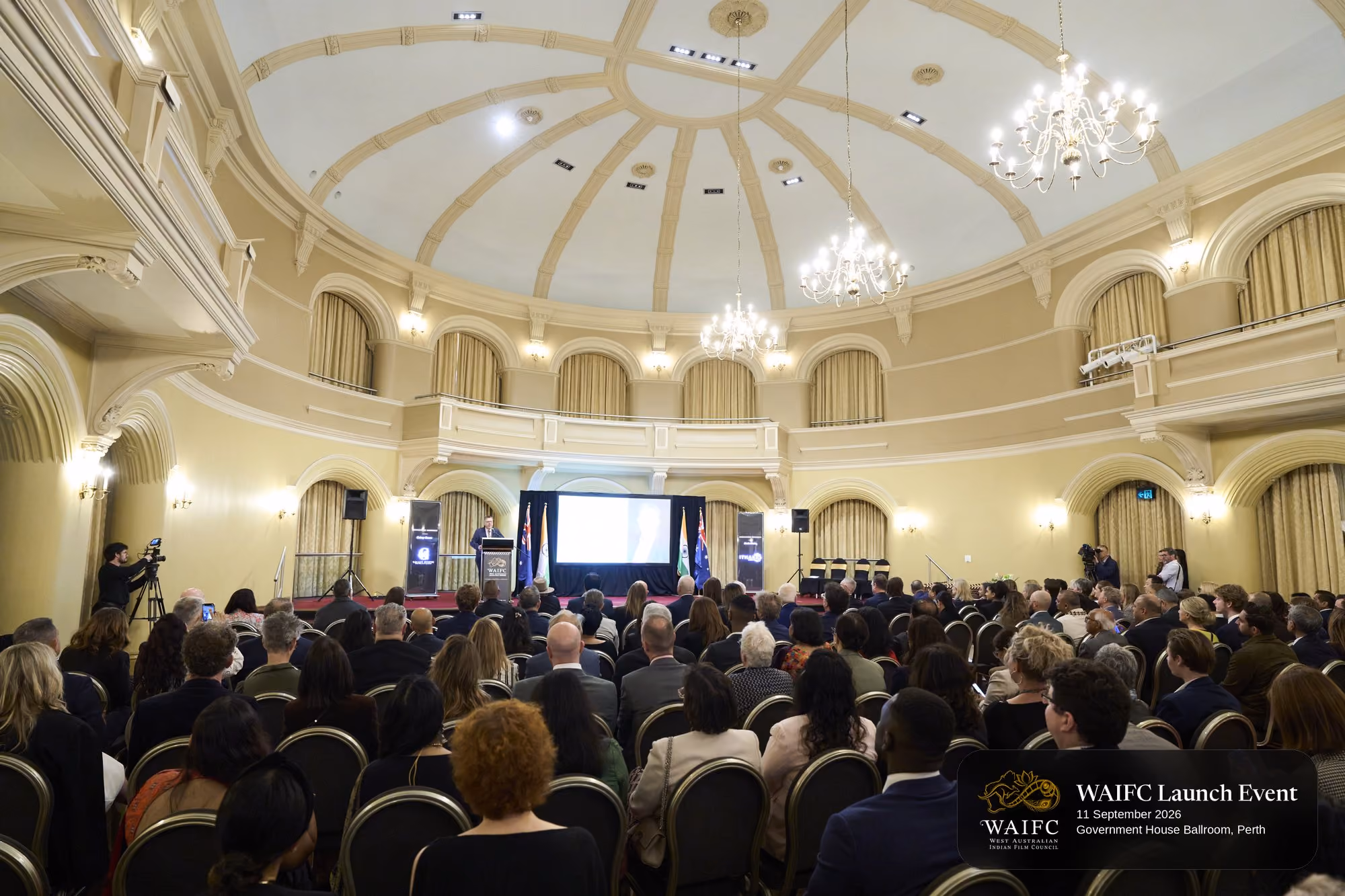 WAIFC Inaugural Launch Event — Government House Ballroom, Perth.