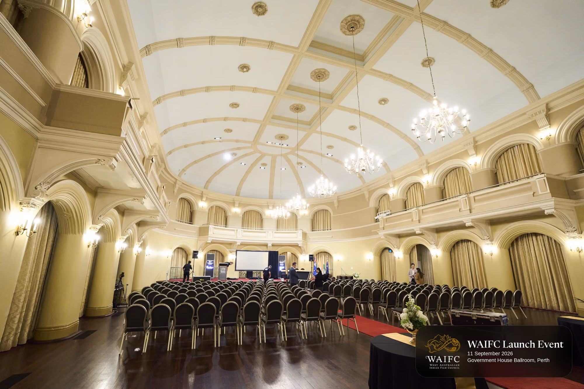 WAIFC Inaugural Launch Event — Government House Ballroom, Perth.