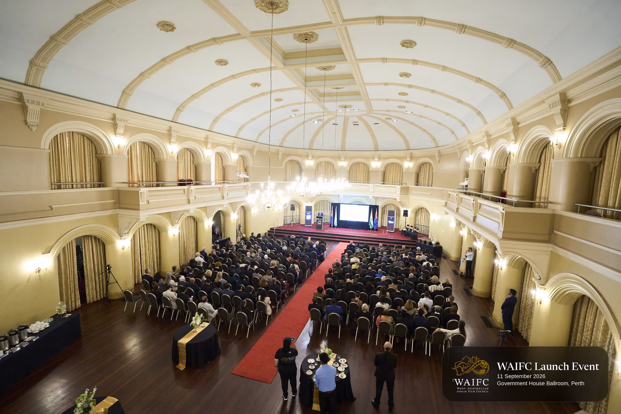 WAIFC Inaugural Launch Event — Government House Ballroom, Perth.