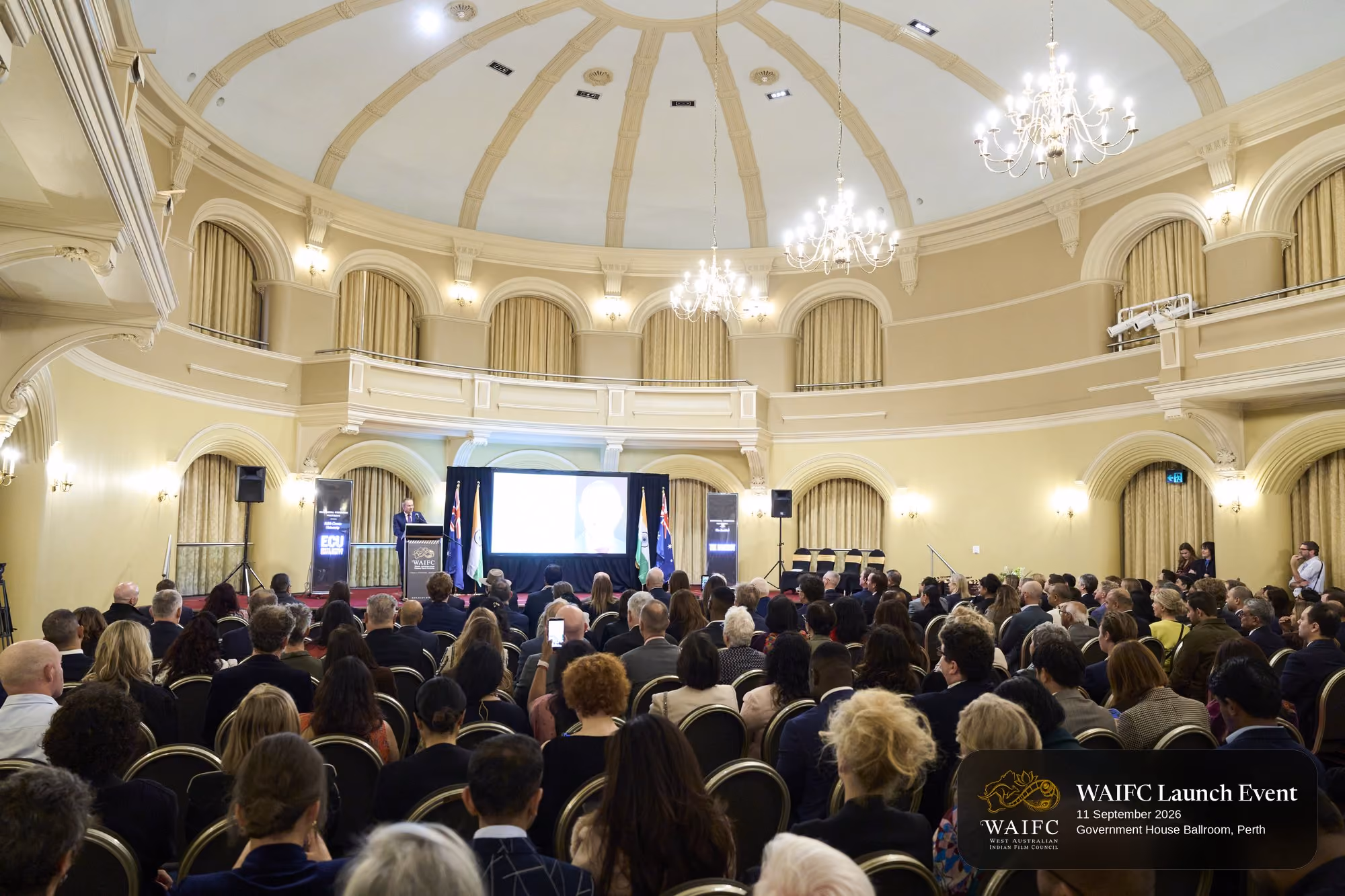 WAIFC Inaugural Launch Event — Government House Ballroom, Perth.