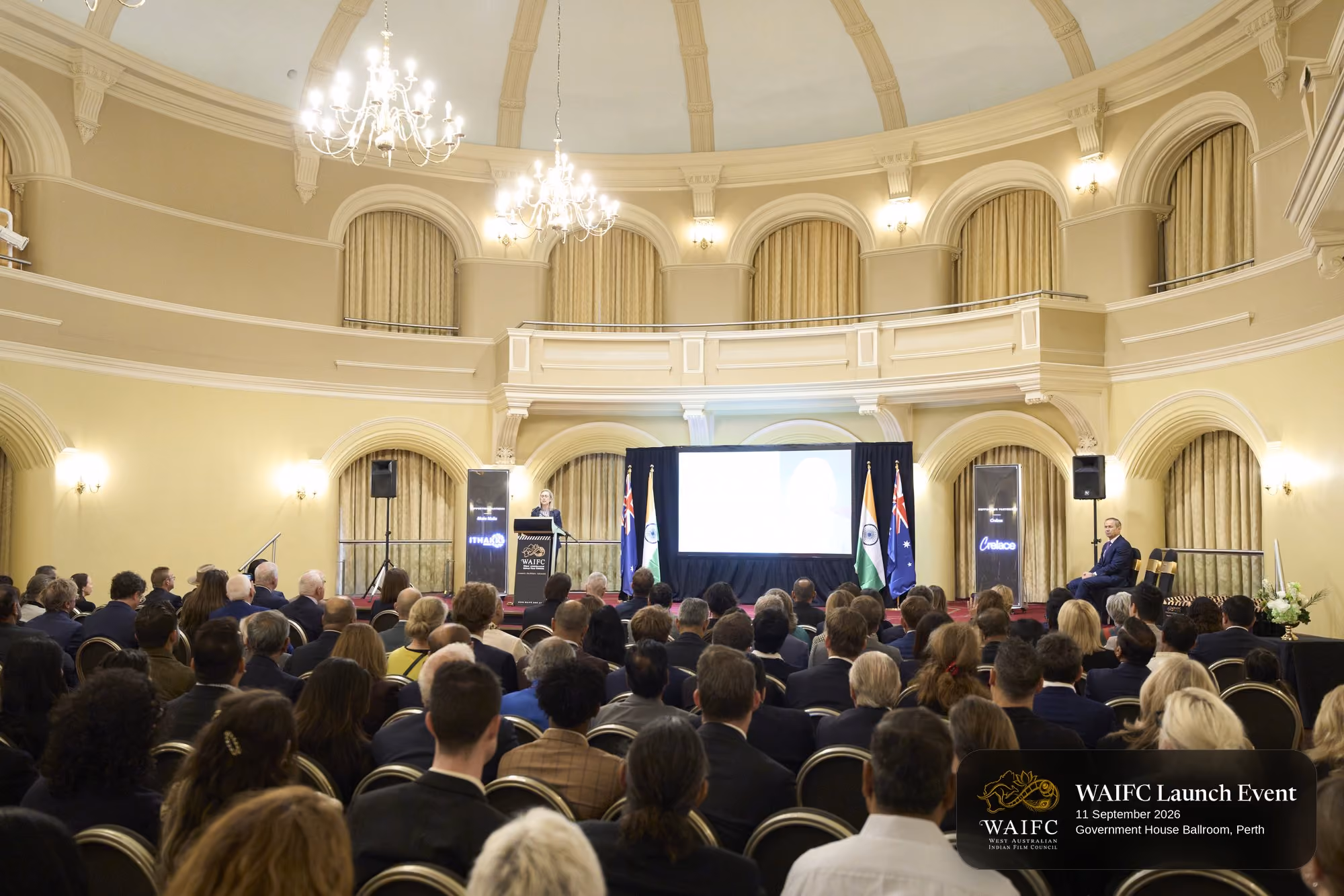 WAIFC Inaugural Launch Event — Government House Ballroom, Perth.