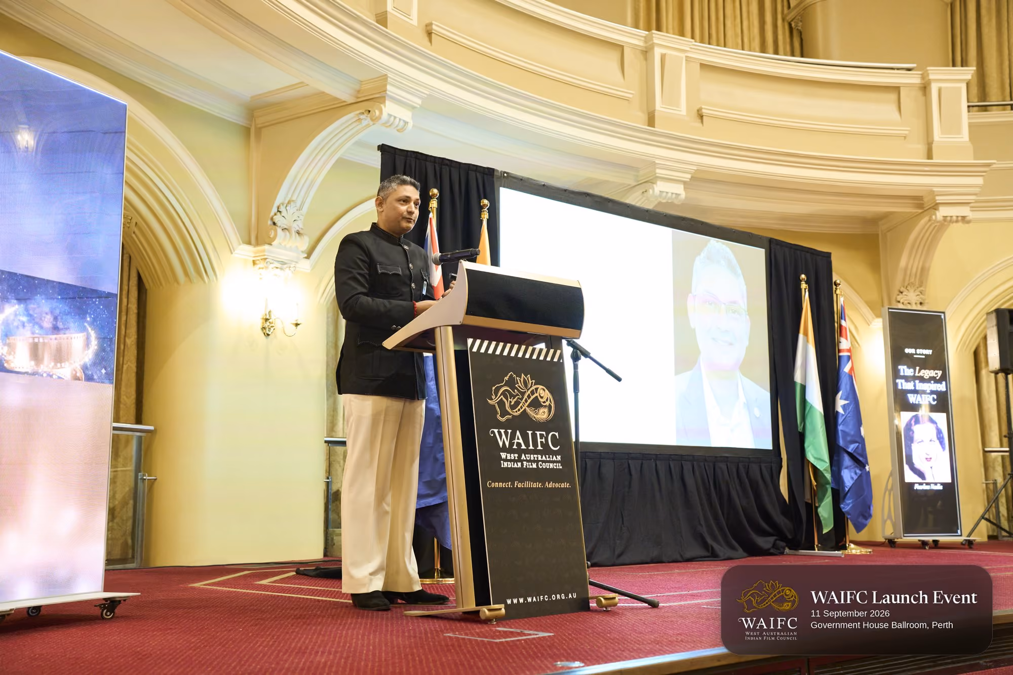WAIFC Inaugural Launch Event — Government House Ballroom, Perth.