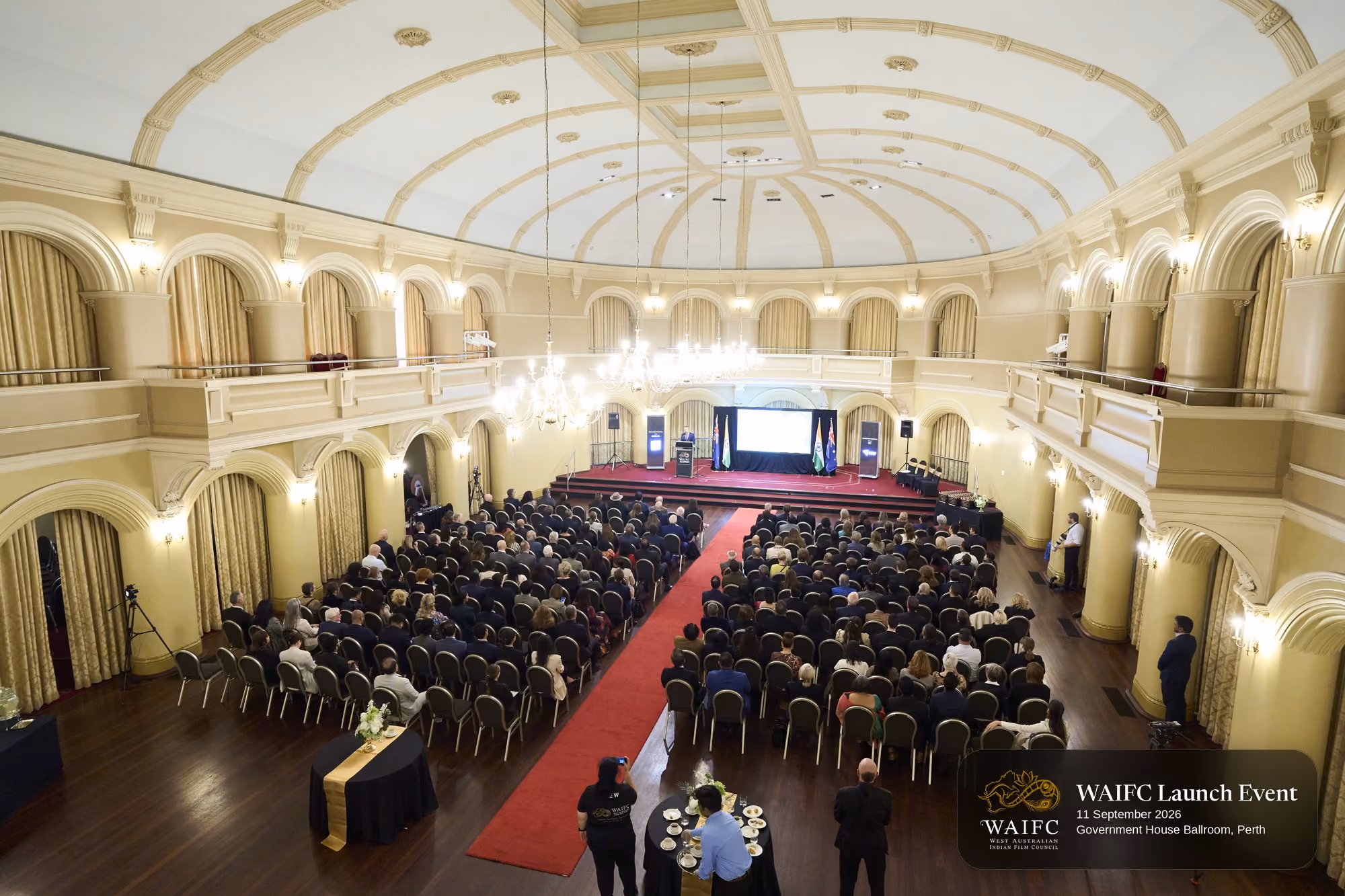 WAIFC Inaugural Launch Event — Government House Ballroom, Perth.