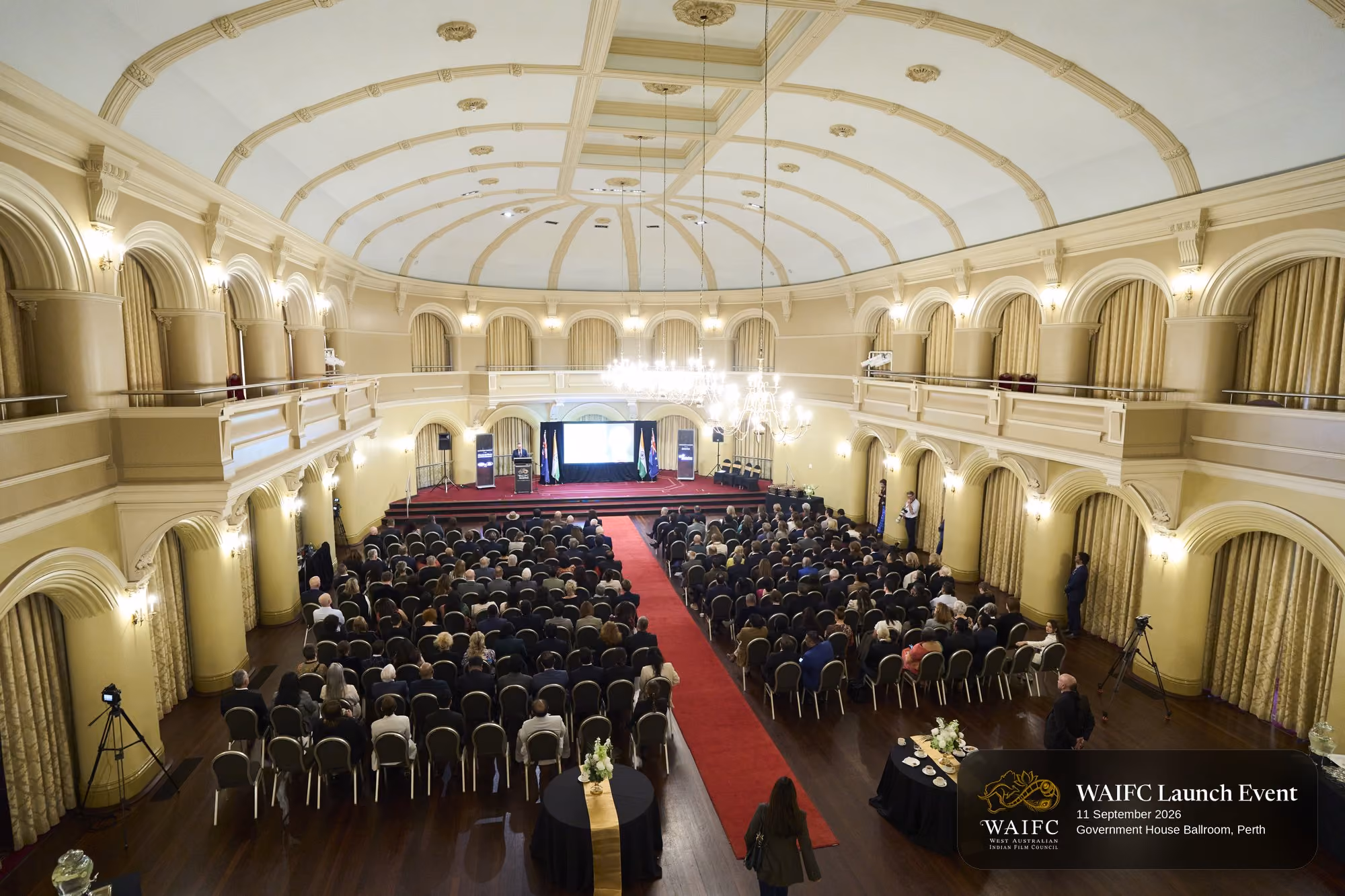 WAIFC Inaugural Launch Event — Government House Ballroom, Perth.