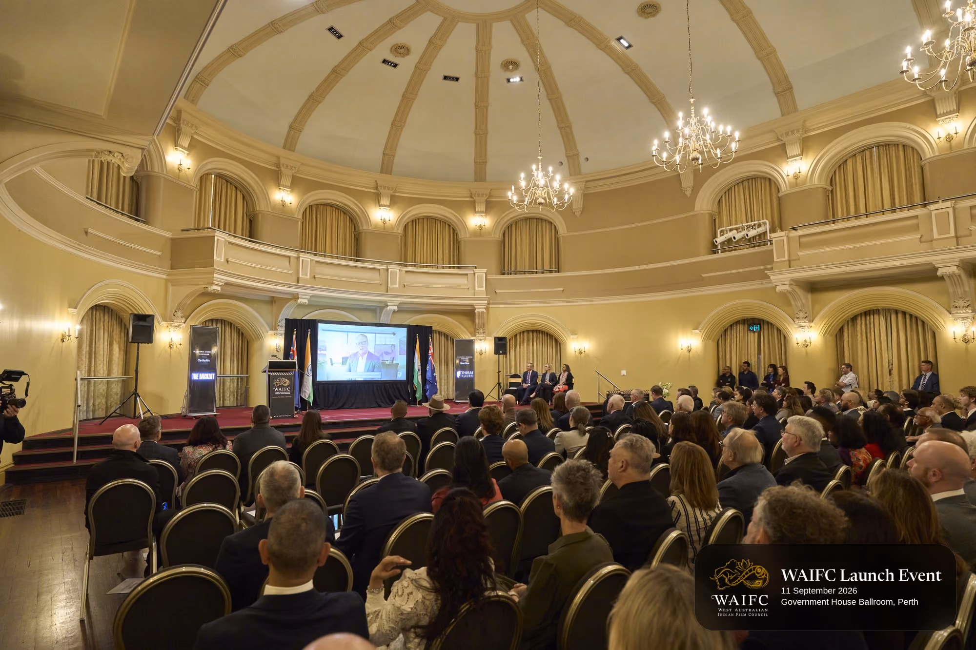 WAIFC Inaugural Launch Event — Government House Ballroom, Perth.