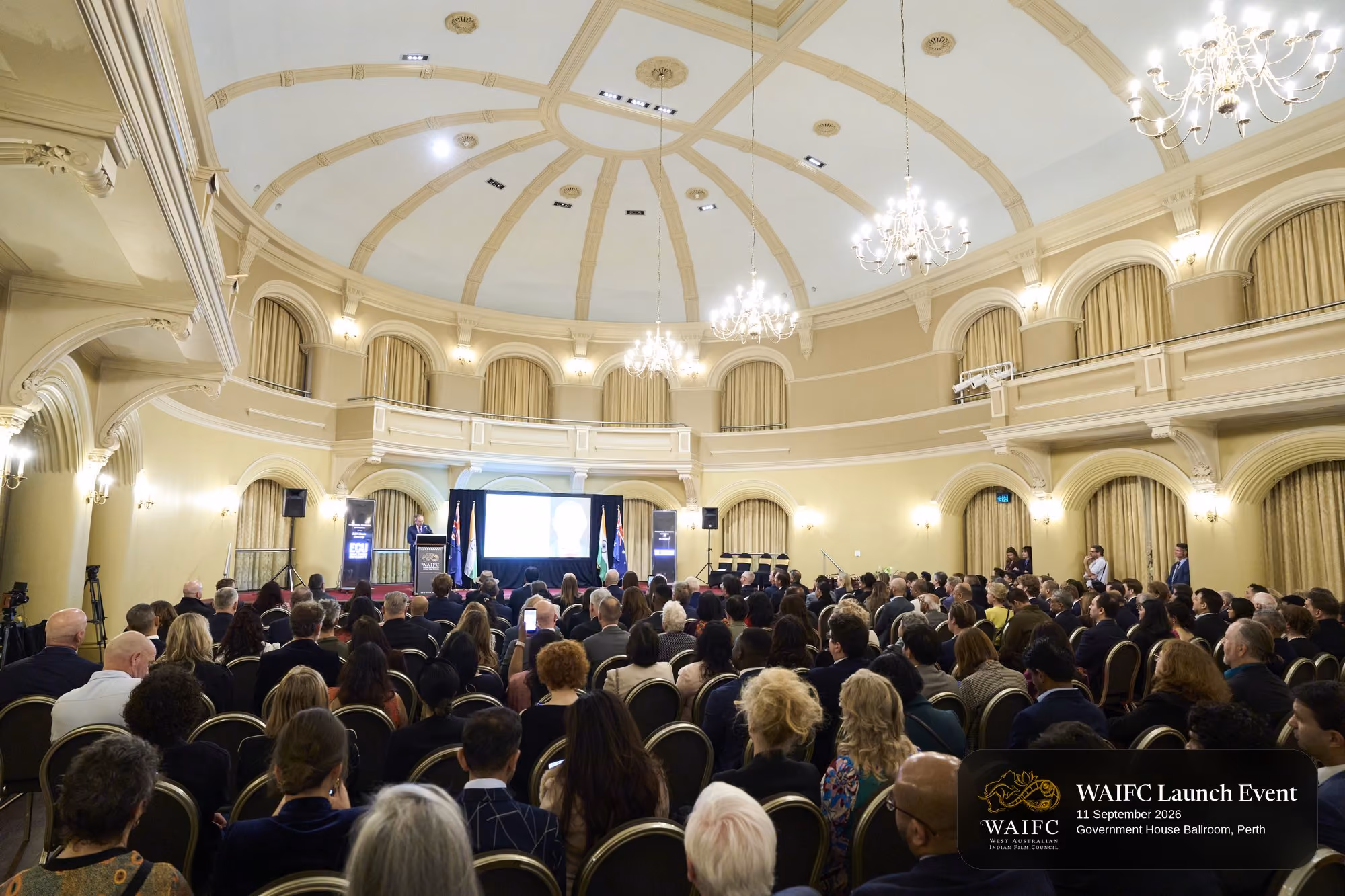 WAIFC Inaugural Launch Event — Government House Ballroom, Perth.