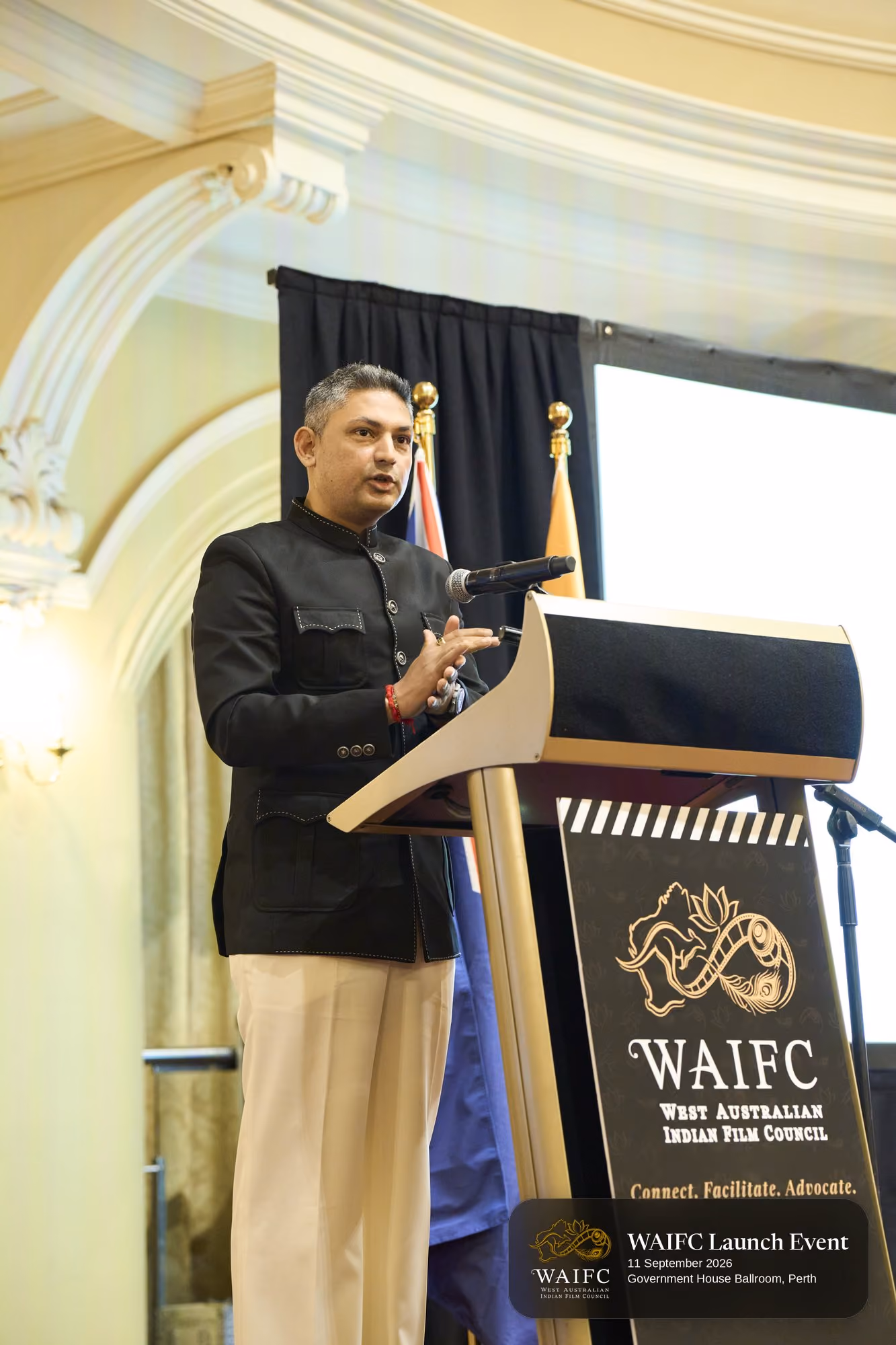 WAIFC Inaugural Launch Event — Government House Ballroom, Perth.